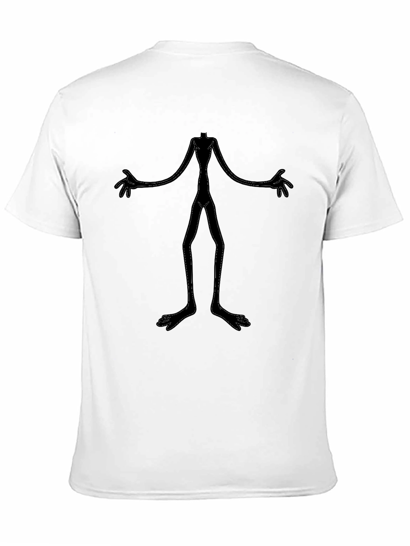 Unique Black T-Shirt - Abstract Figure