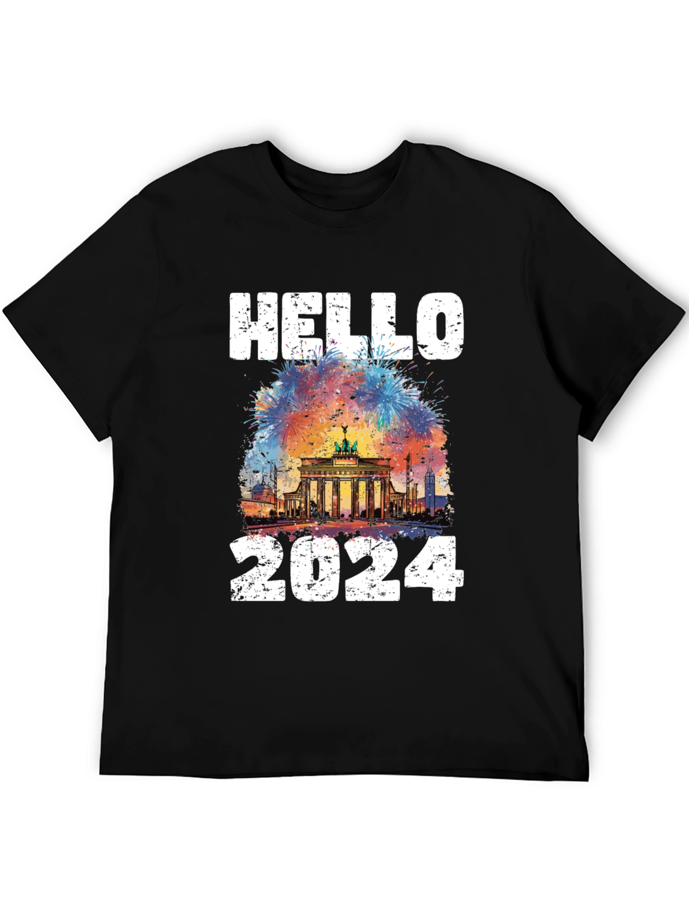 Hello 2024 T-Shirt Berlin New Year