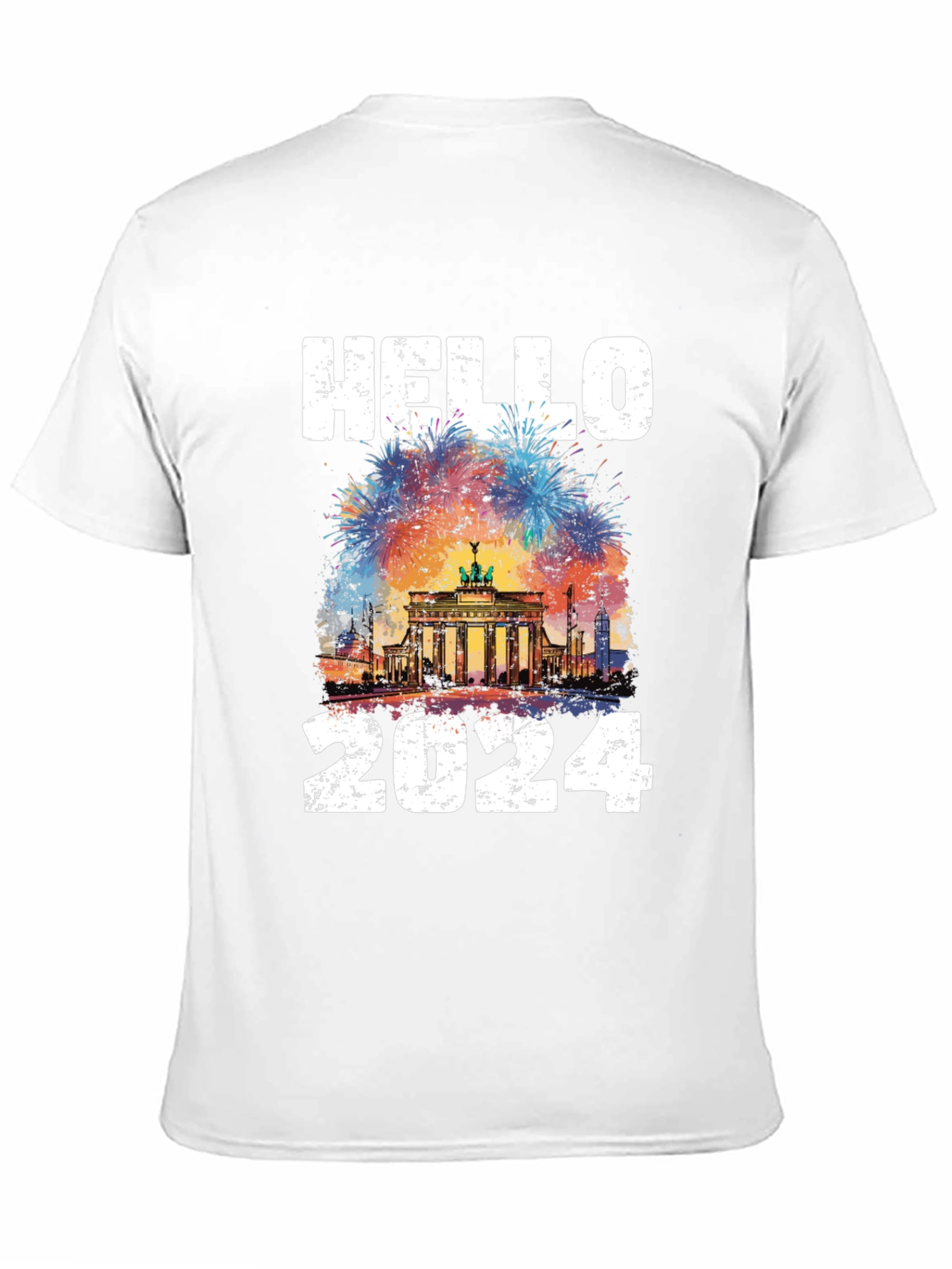 Hello 2024 T-Shirt Berlin New Year