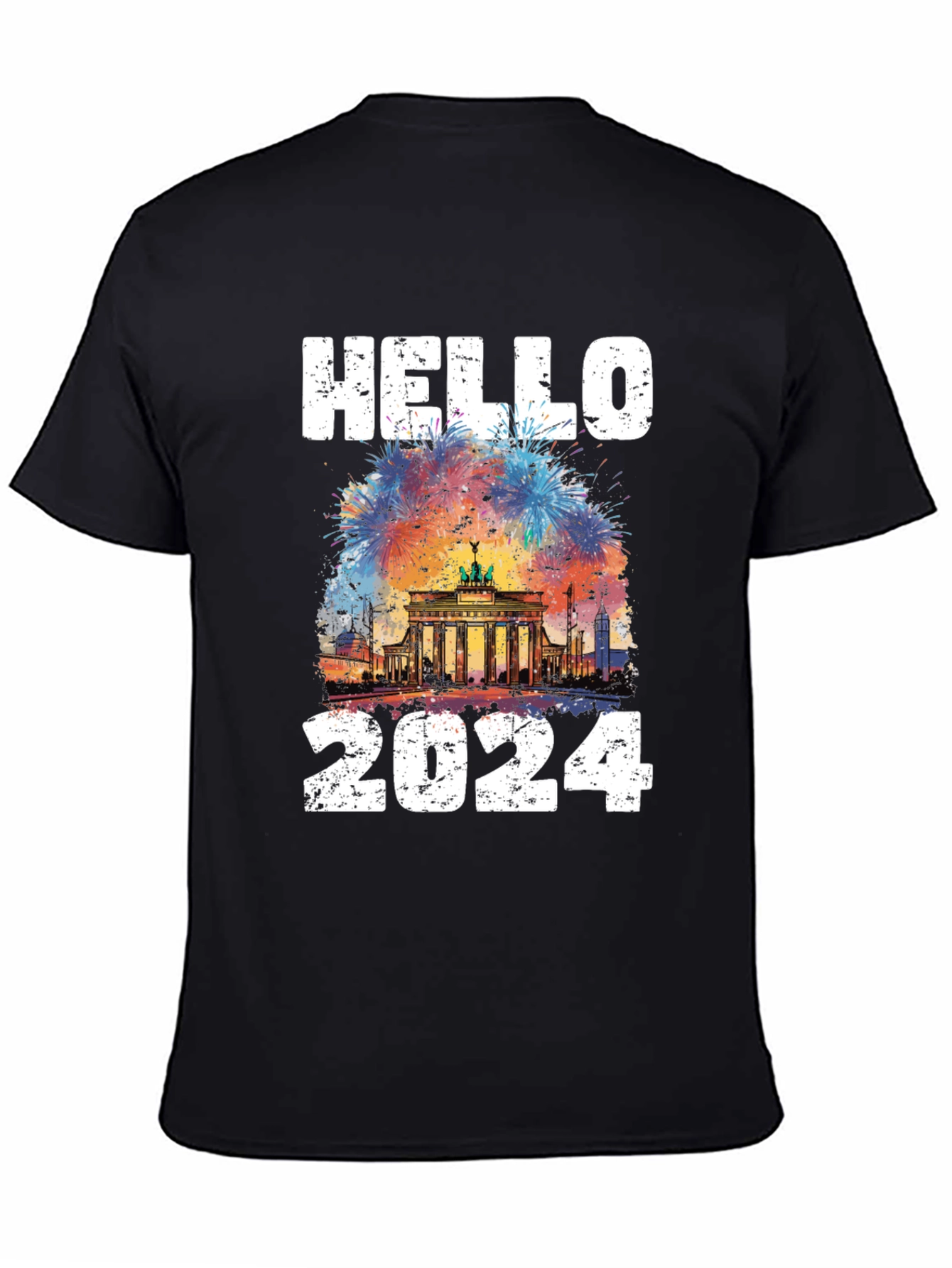 Hello 2024 T-Shirt Berlin New Year
