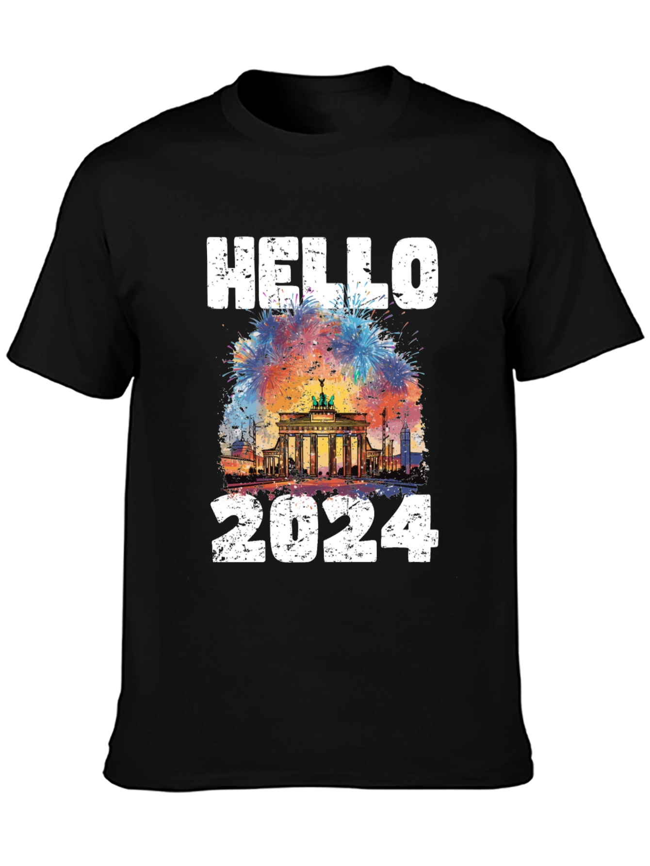 Hello 2024 T-Shirt Berlin New Year