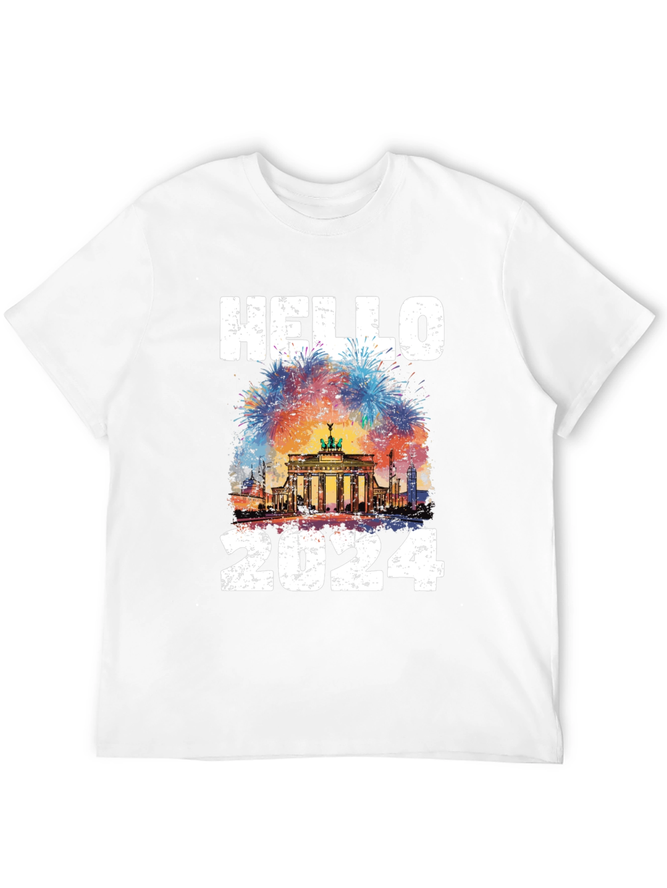 Hello 2024 T-Shirt Berlin New Year