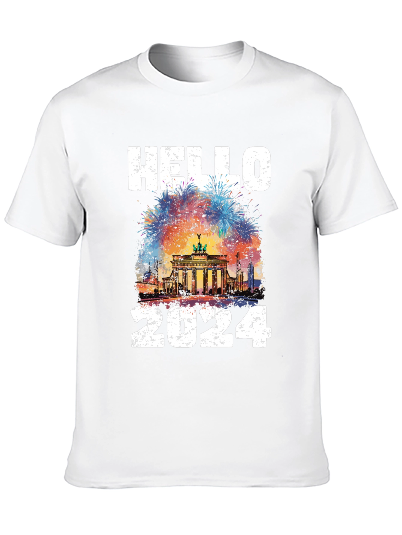 Hello 2024 T-Shirt Berlin New Year
