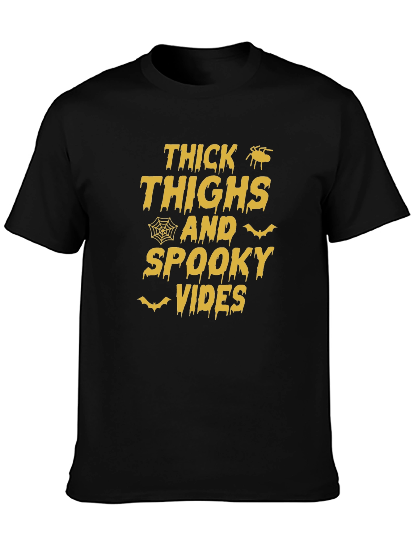 Halloween Thick Thighs Spooky Vibes T-Shirt