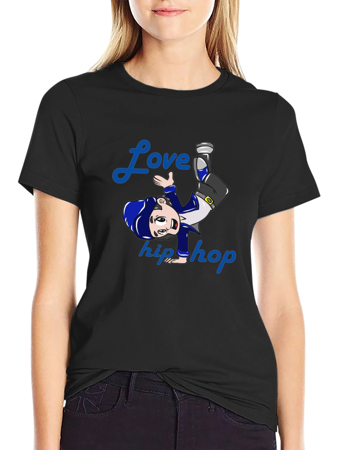 Love Hip Hop T-Shirt - Black Graphic Tee