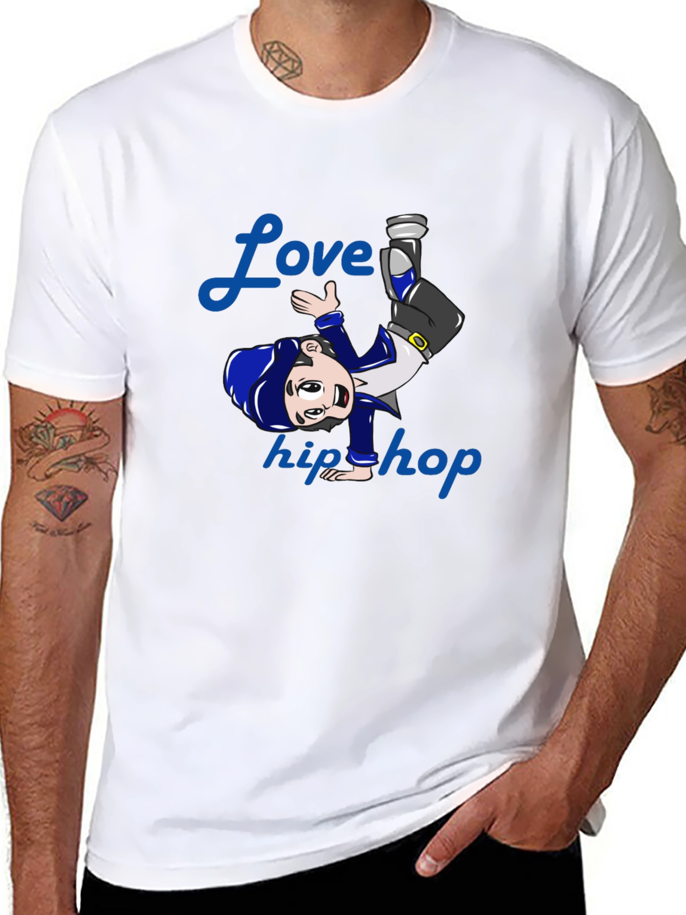 Love Hip Hop T-Shirt - Black Graphic Tee