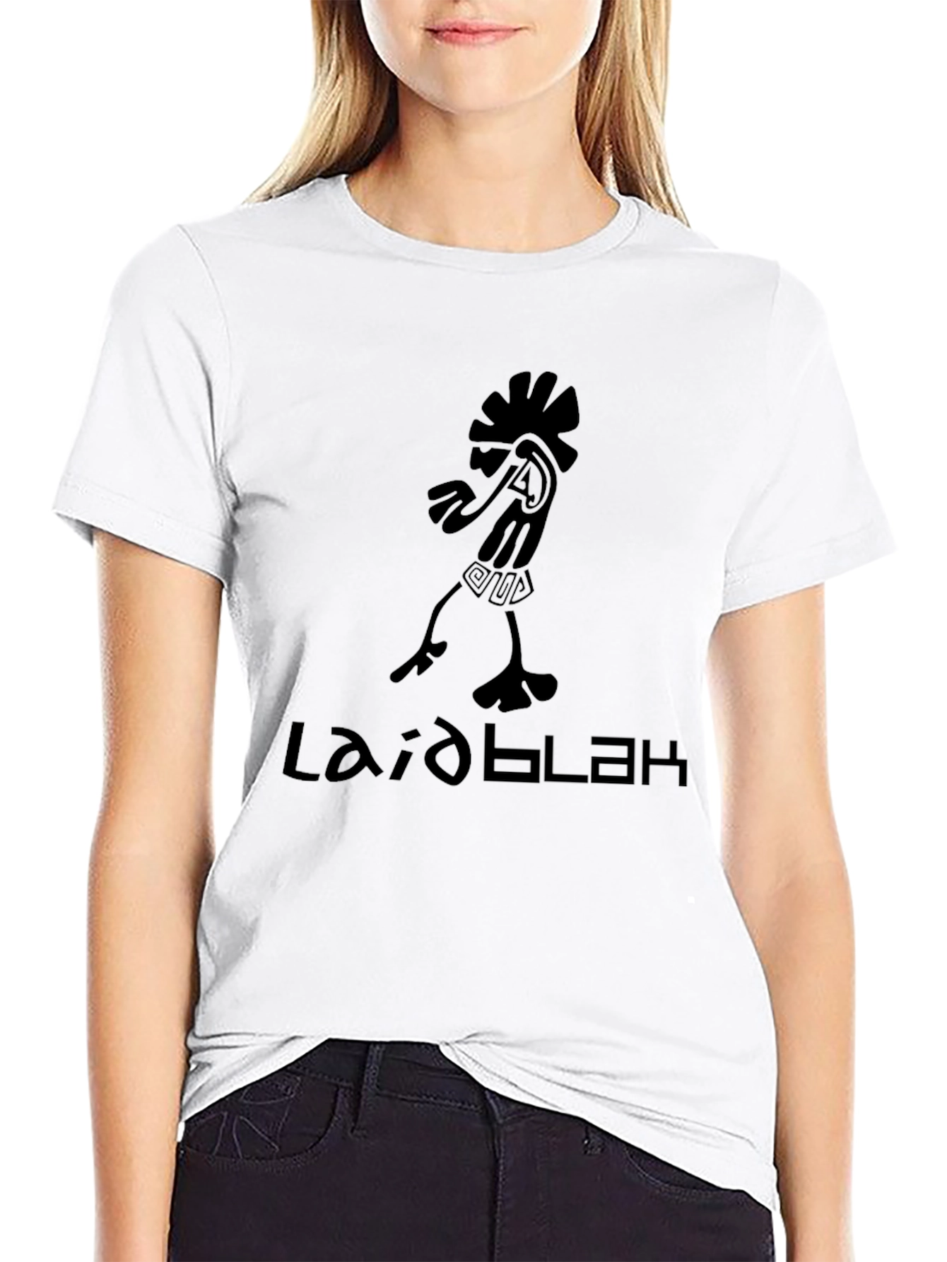 Laid Blak T-Shirt - Black Graphic Tee