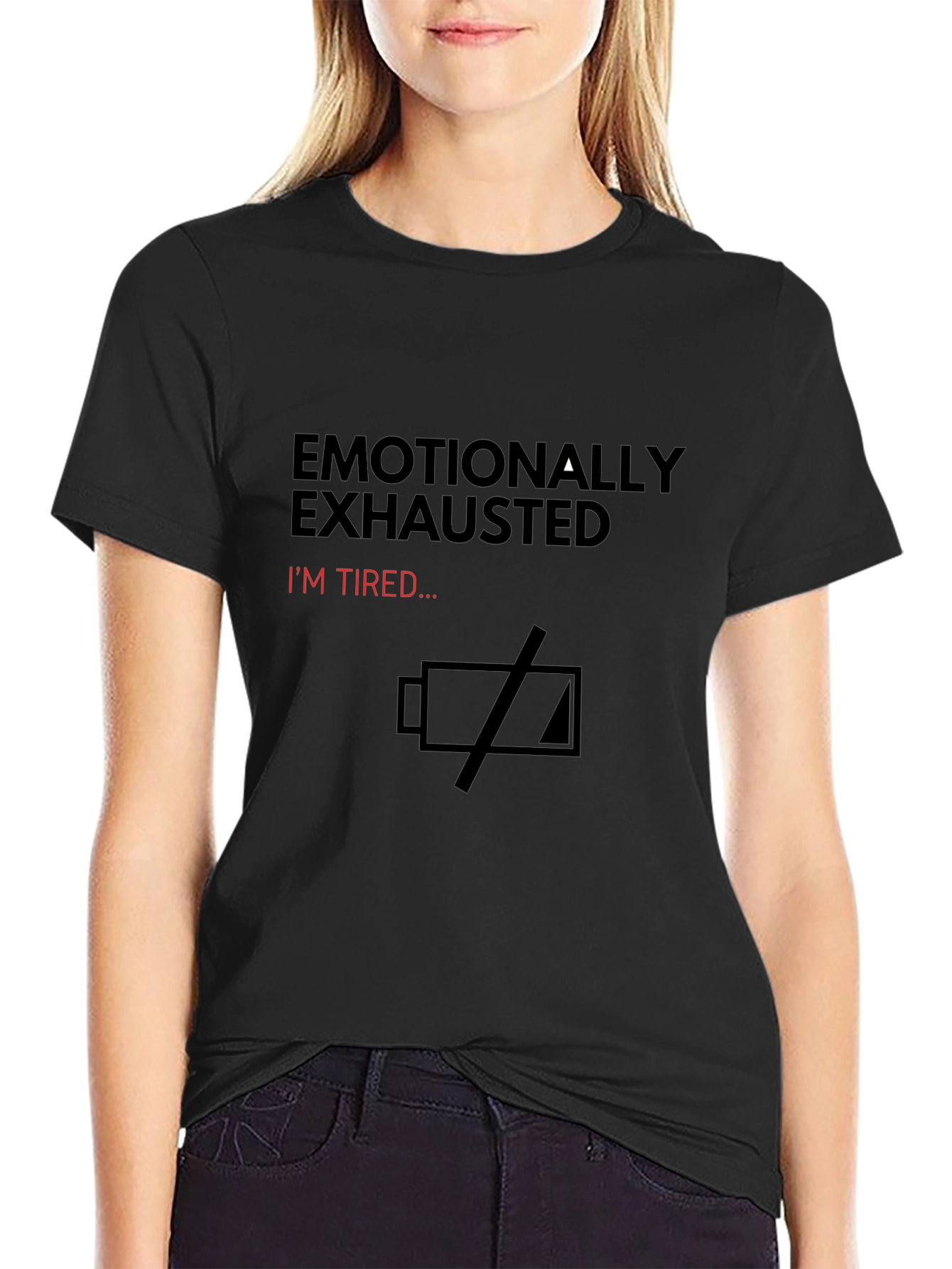 Emotionally Exhausted Graphic Tee - Funny Unisex T-Shirt