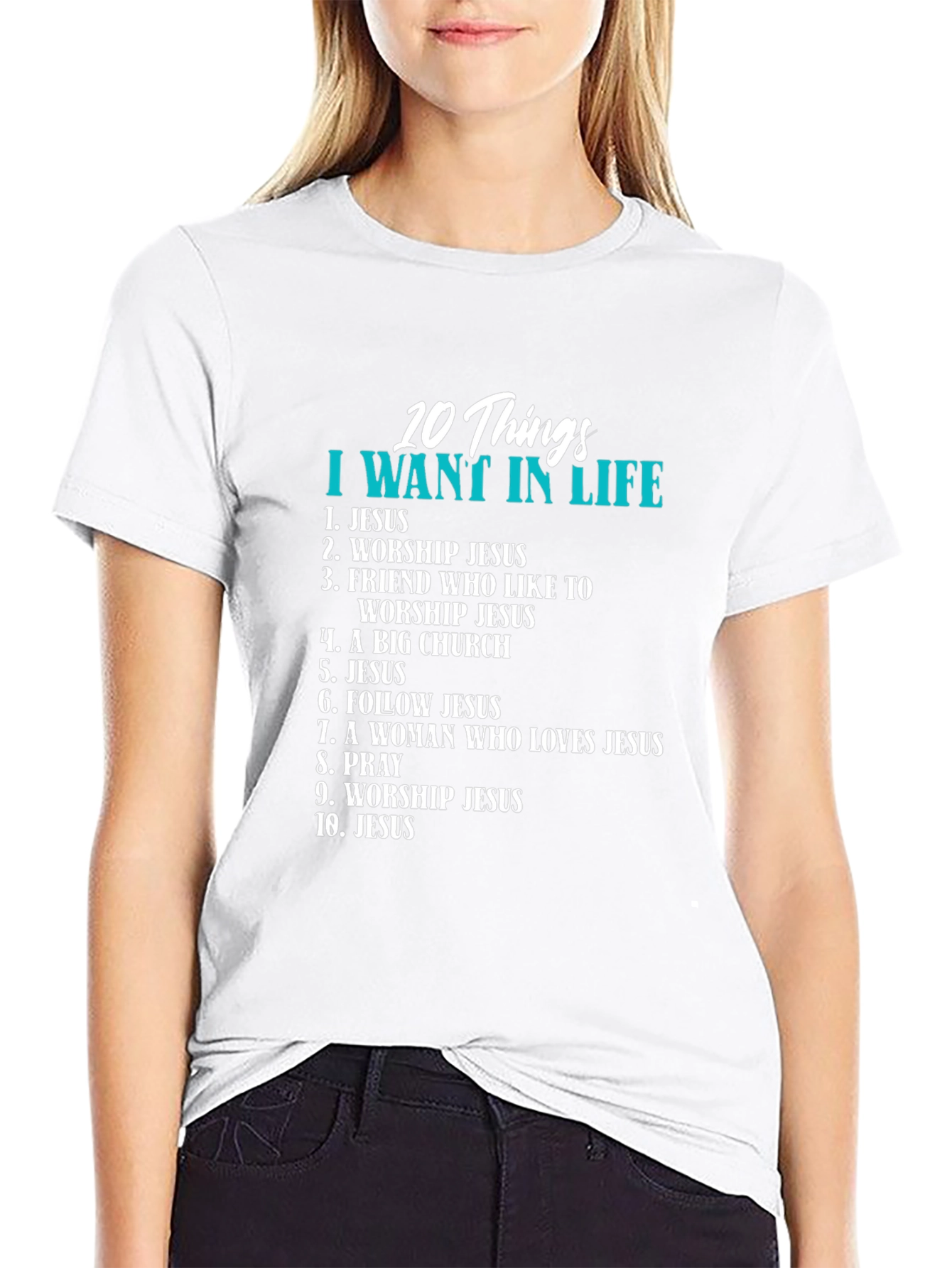 Christian 10 Things Graphic T-Shirt