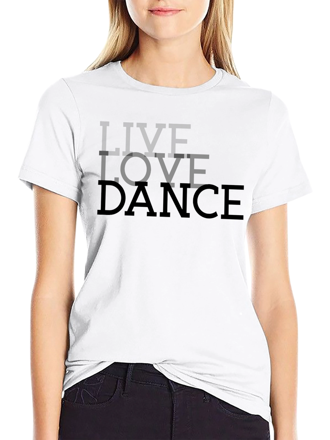 Live Love Dance Black T-Shirt