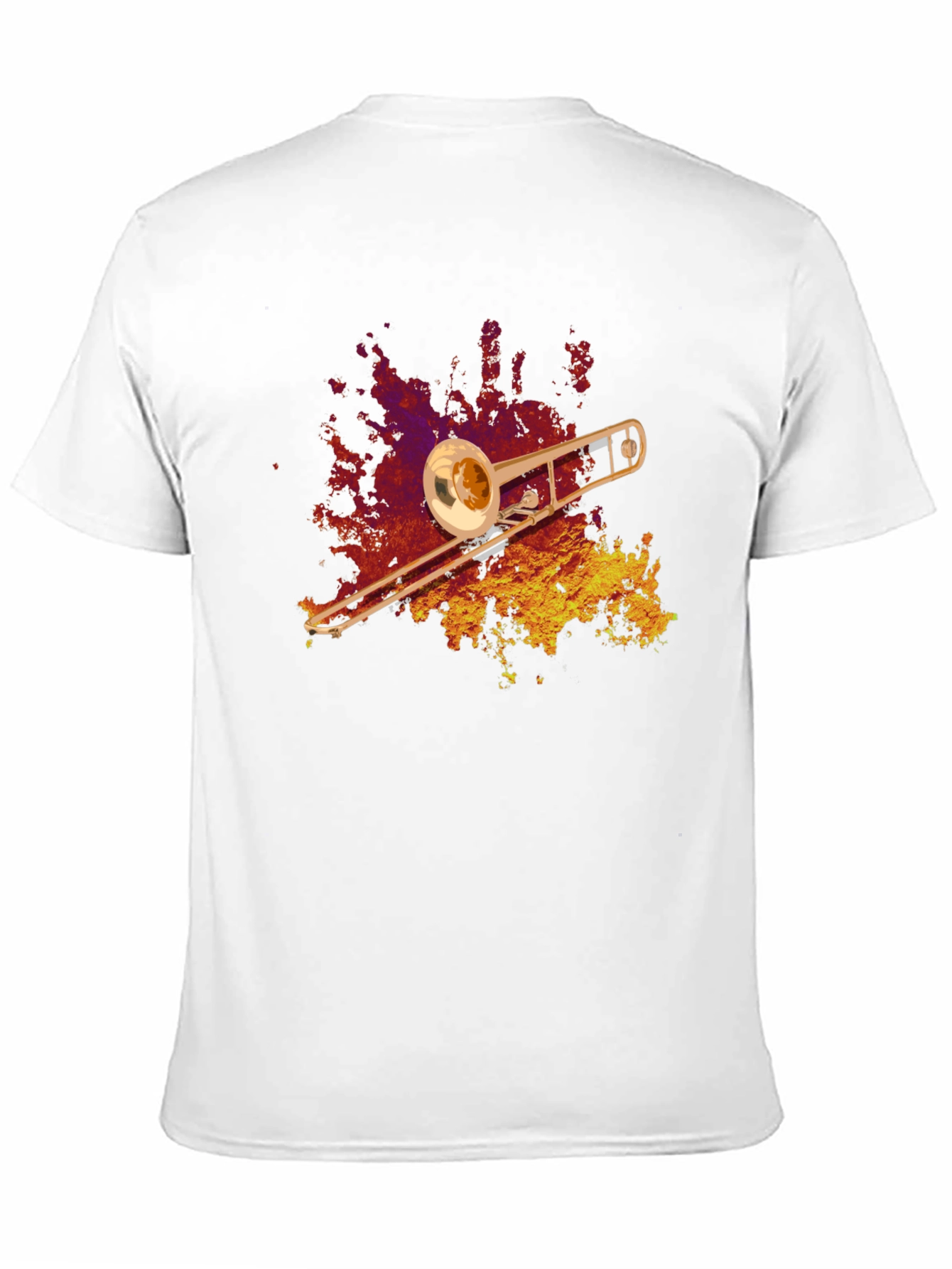 Trombone Graphic T-Shirt - Music Lover Tee
