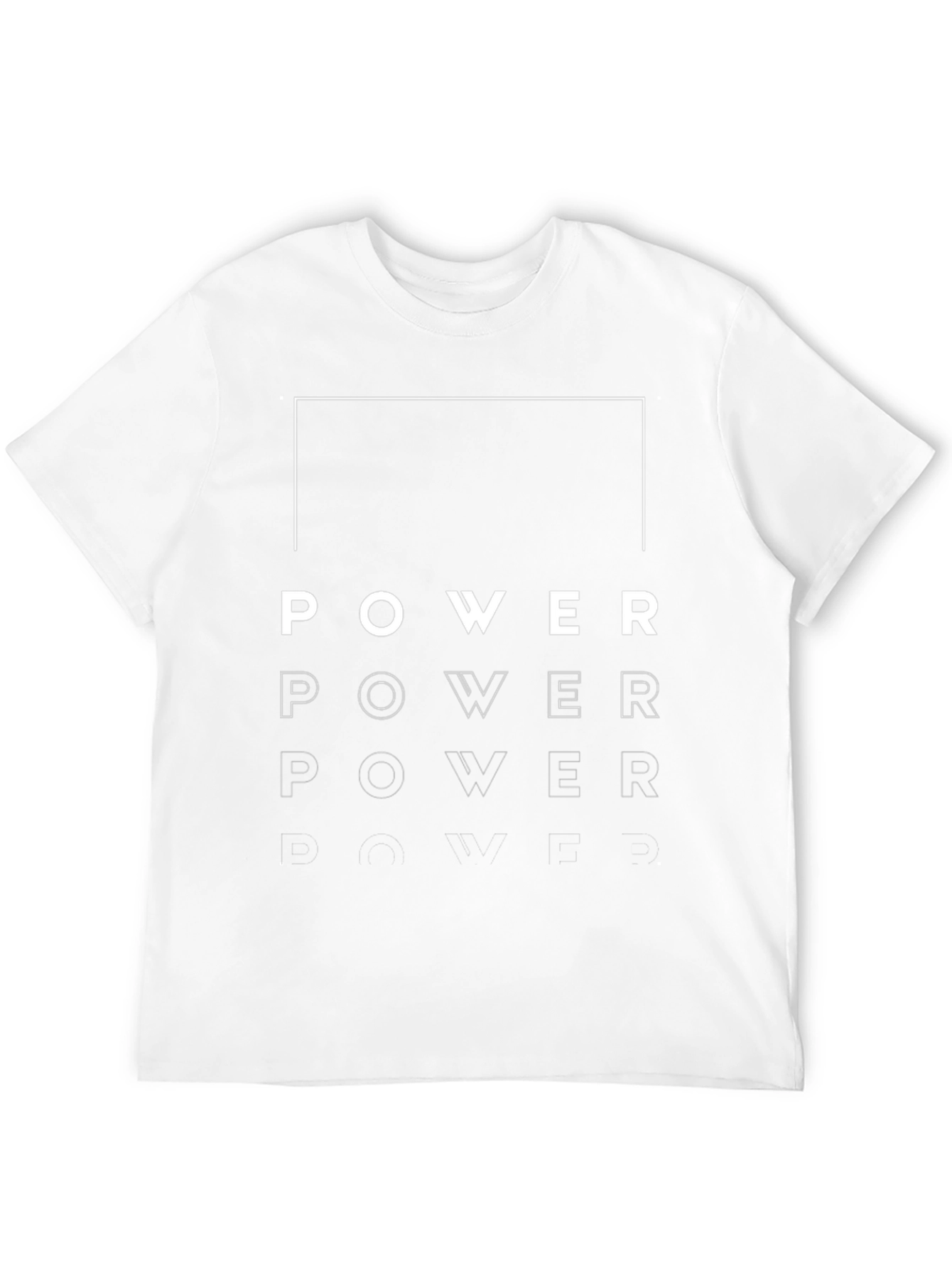 Power Graphic Tee - Modern Minimalist Design