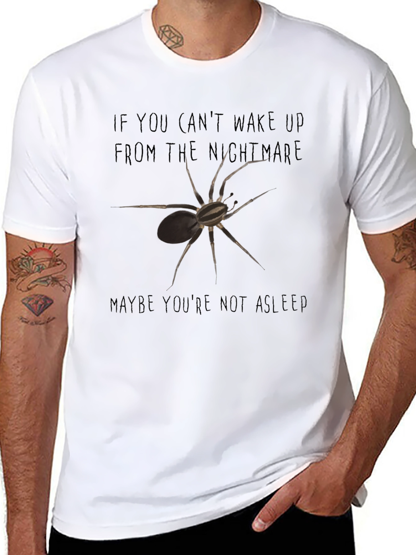 Nightmare Spider Graphic T-Shirt
