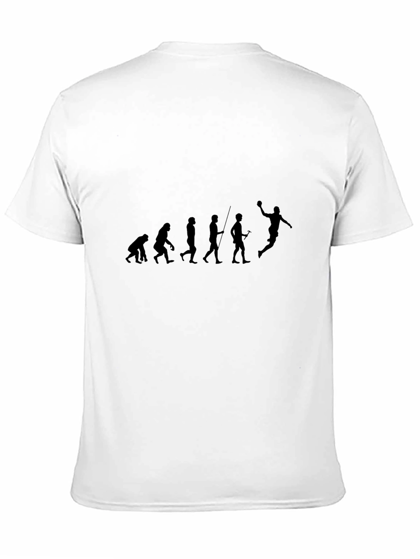 Evolution of Basketball Black T-Shirt