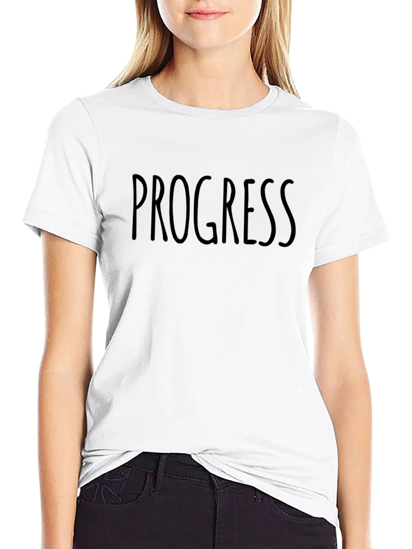 Progress Black Graphic T-Shirt