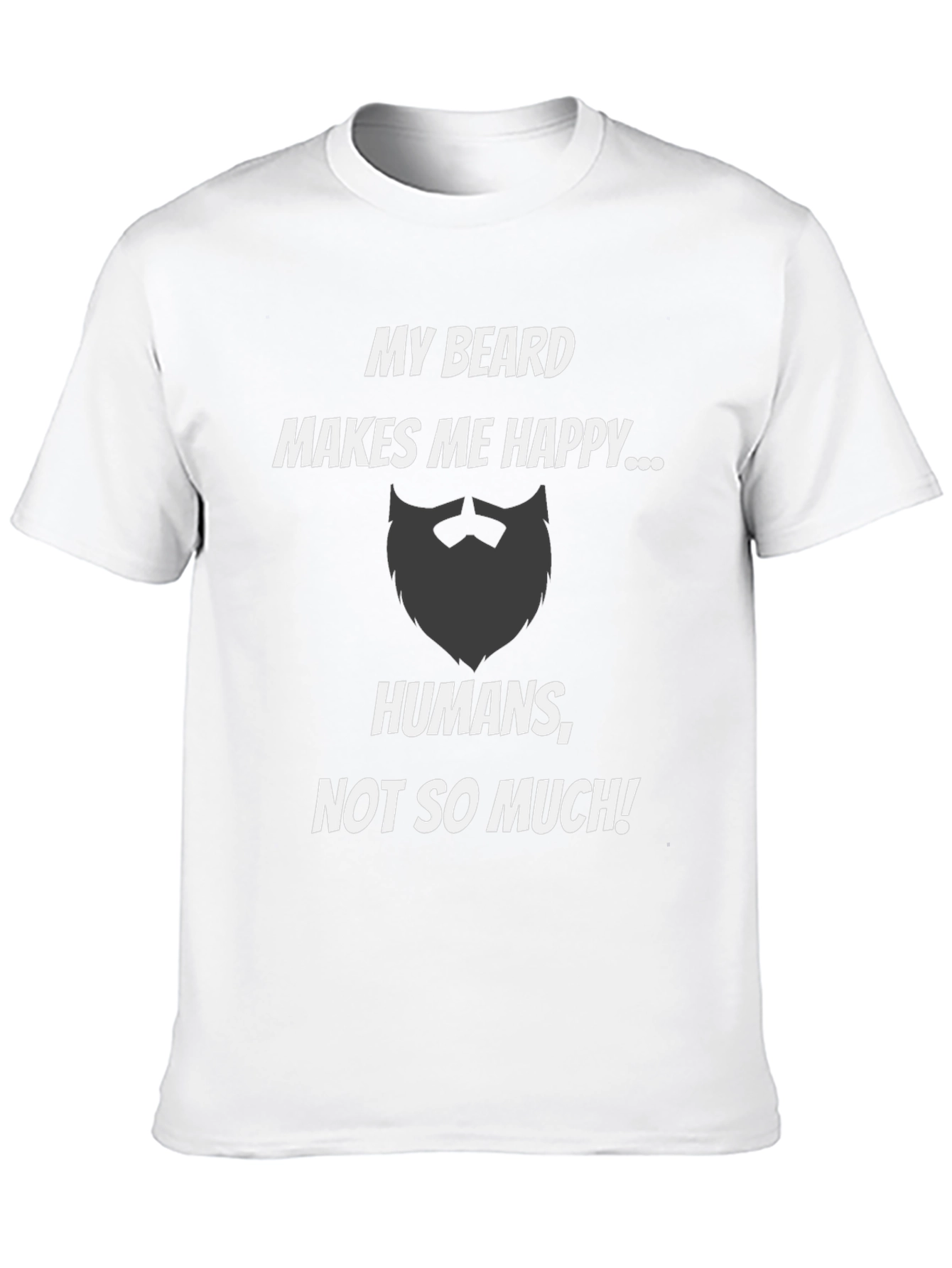 My Beard Makes Me Happy Graphic Tee