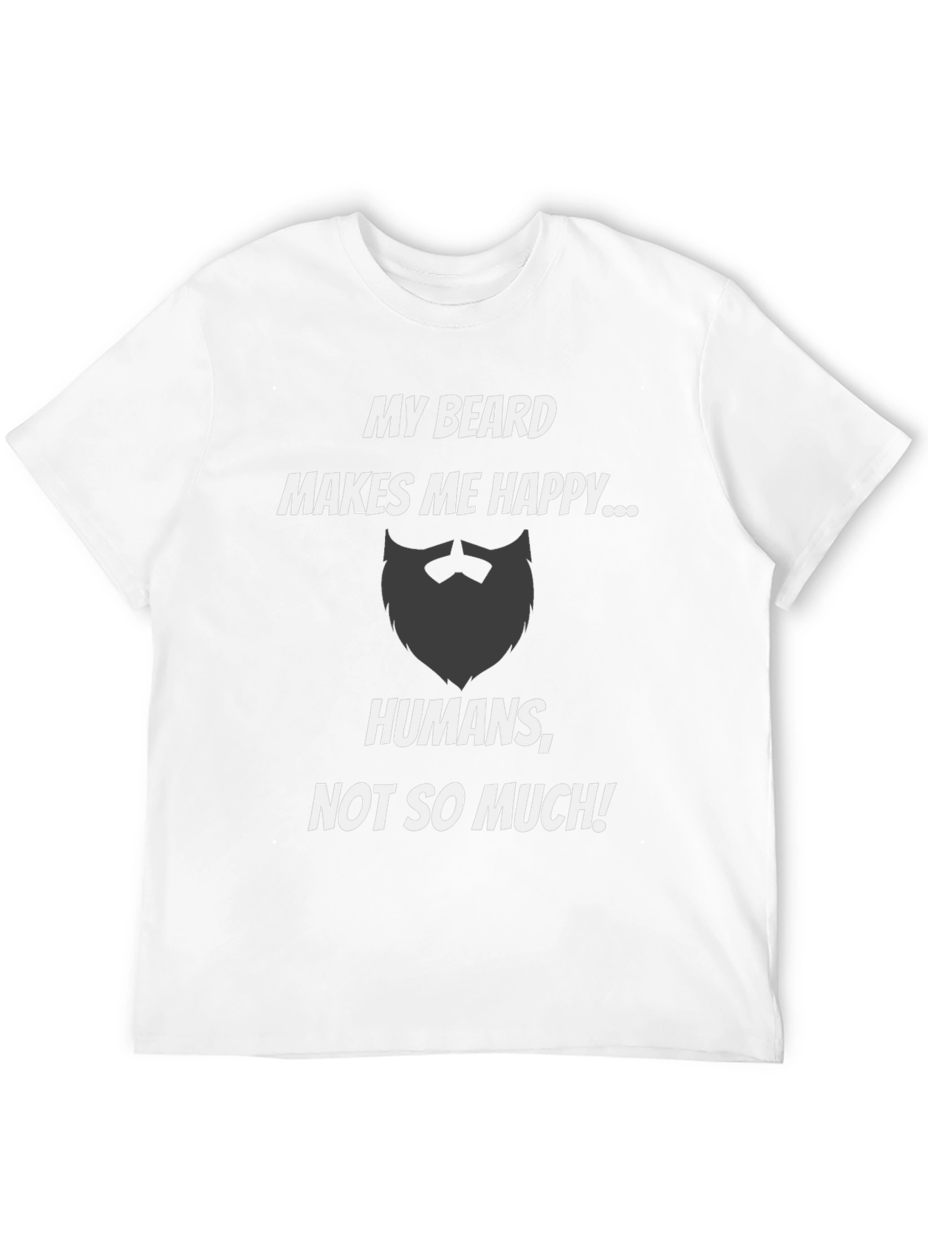 My Beard Makes Me Happy Graphic Tee