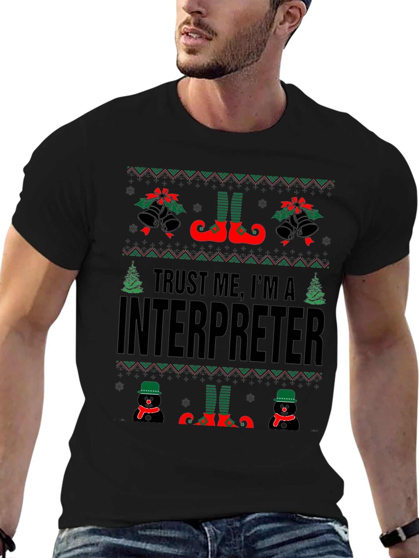 Trust Me Im An Interpreter Christmas T-Shirt