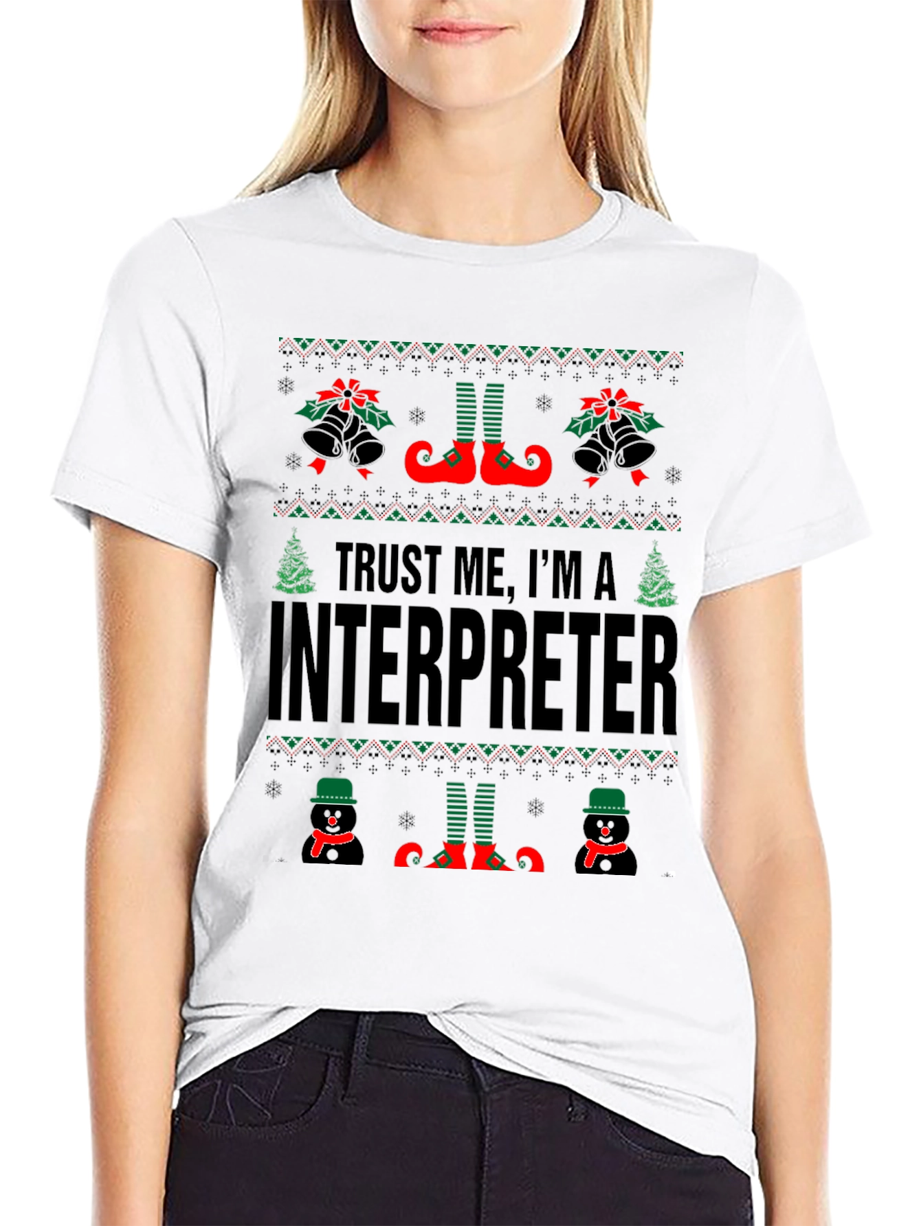Trust Me Im An Interpreter Christmas T-Shirt