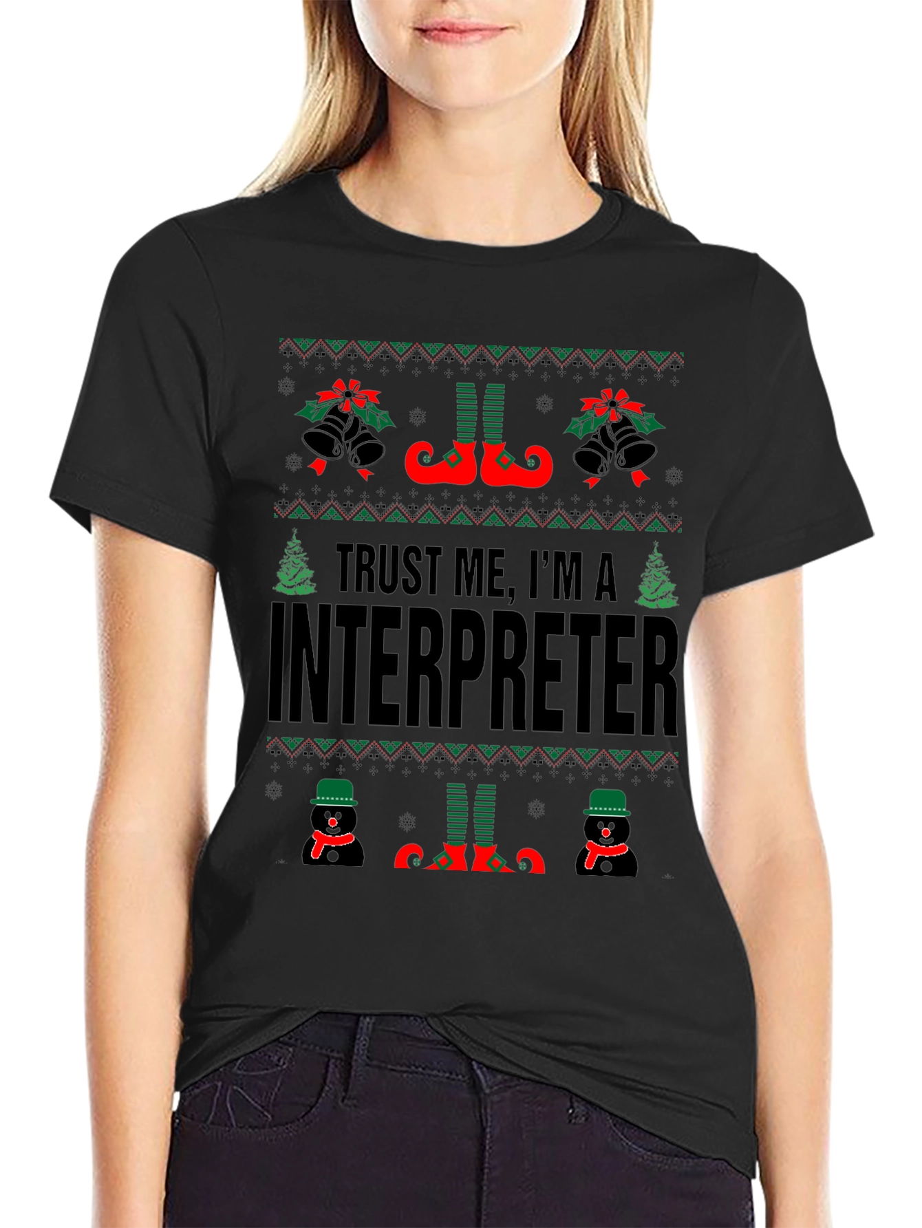Trust Me Im An Interpreter Christmas T-Shirt