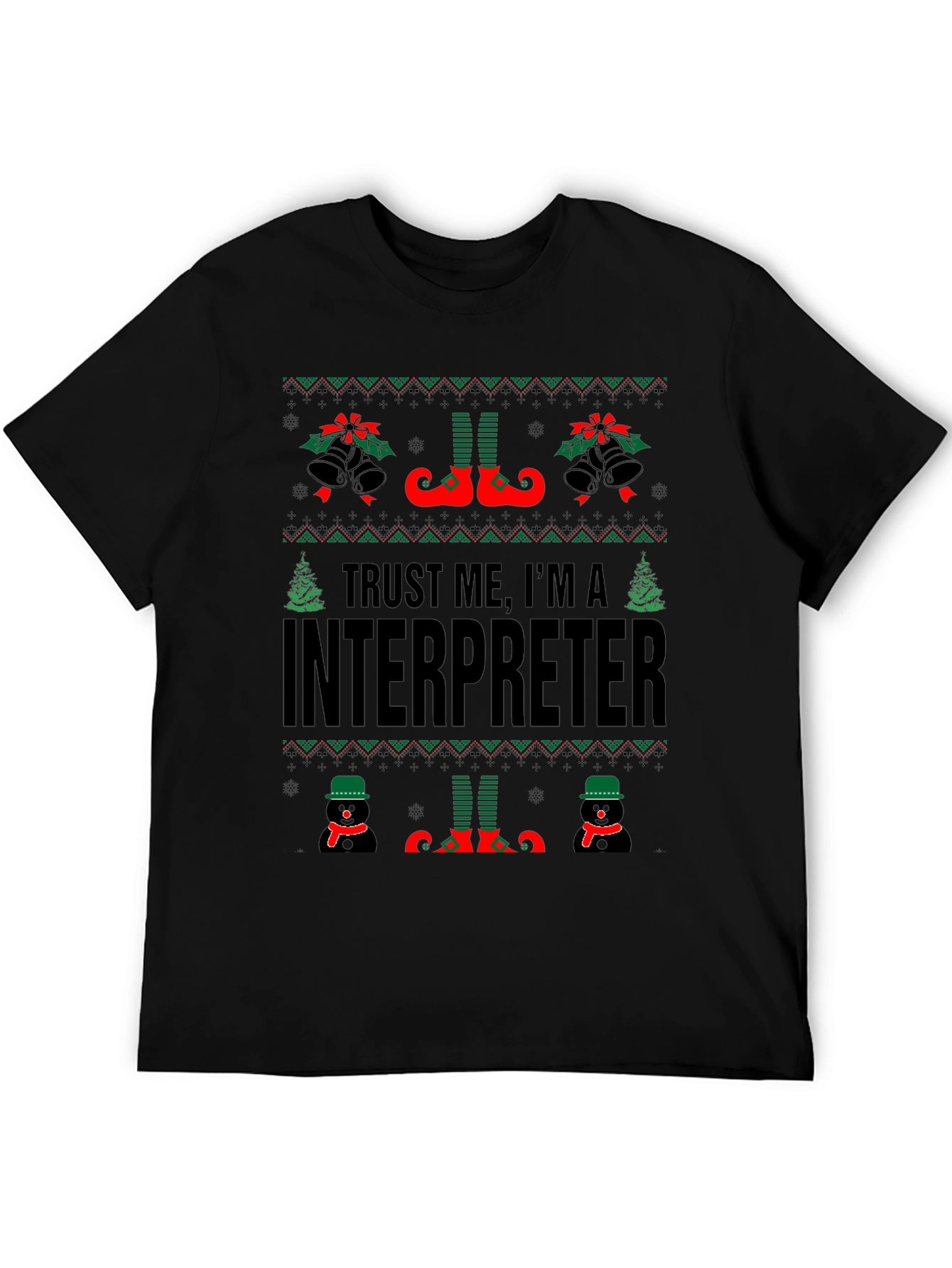Trust Me Im An Interpreter Christmas T-Shirt