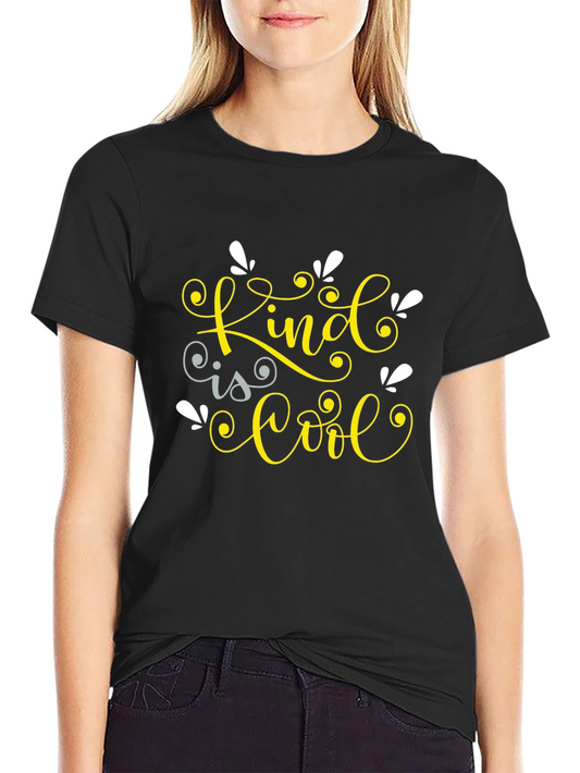 Kind is Cool Graphic Tee - Black