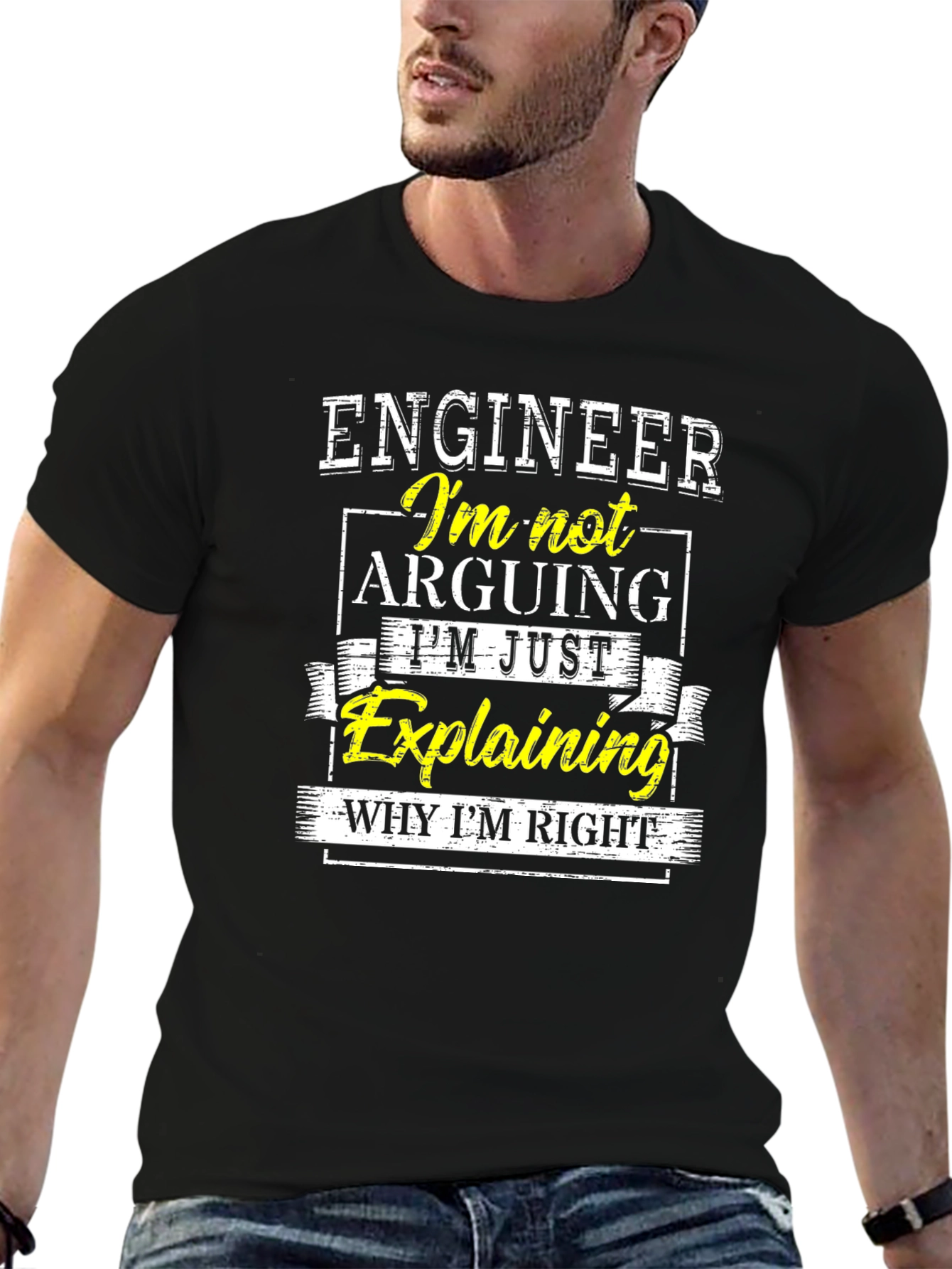 Engineer Explaining T-Shirt - Funny Sarcastic Tee