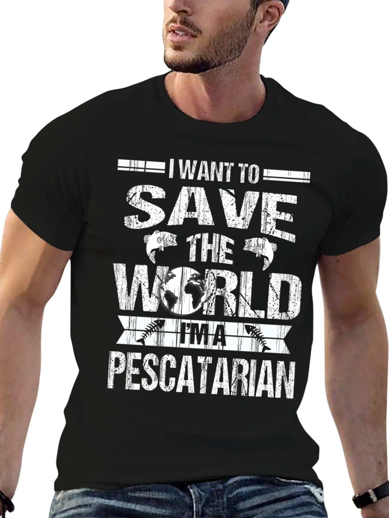 Save The World Pescatarian T-Shirt