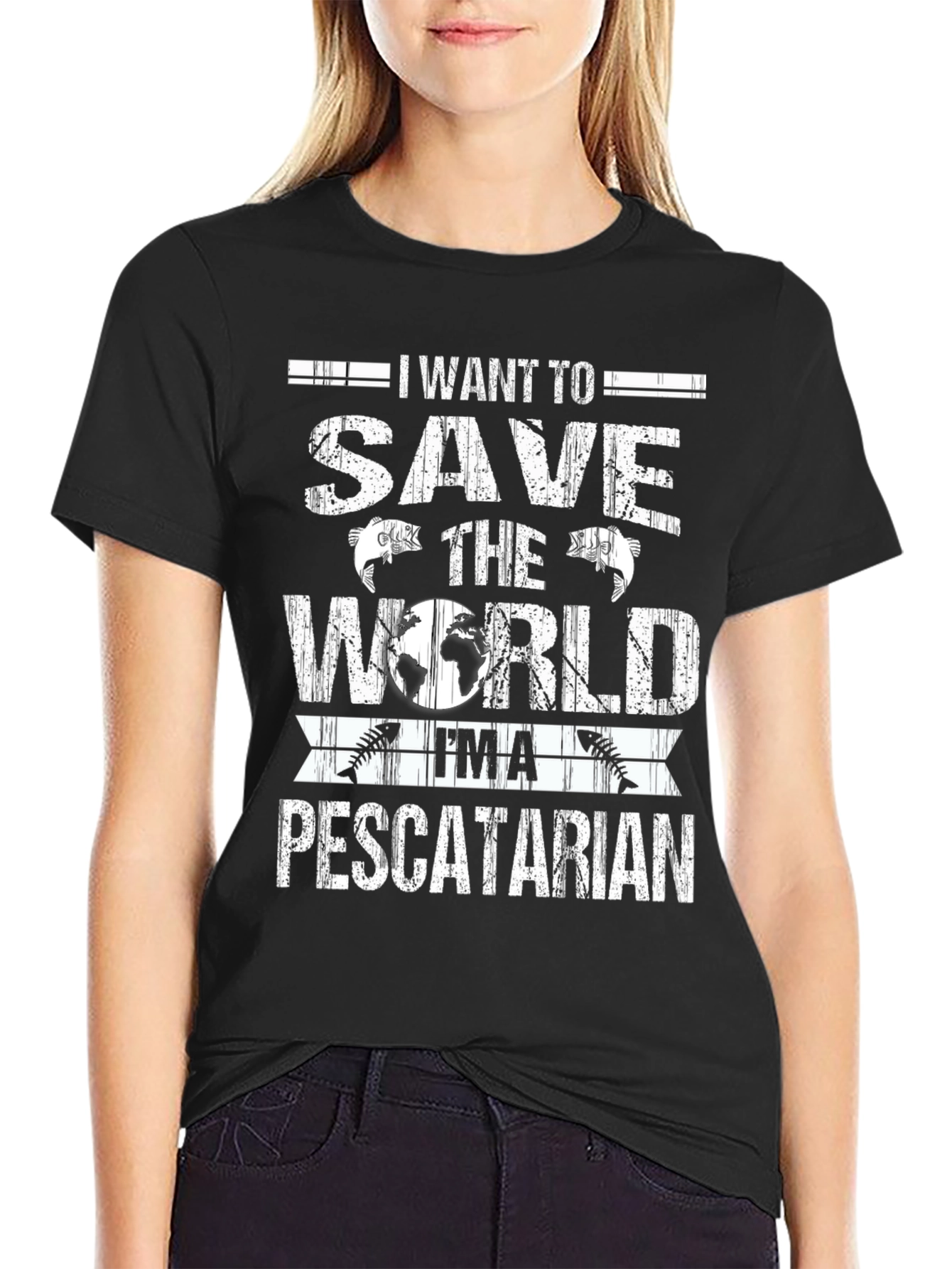Save The World Pescatarian T-Shirt