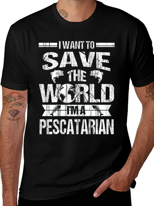 Save The World Pescatarian T-Shirt