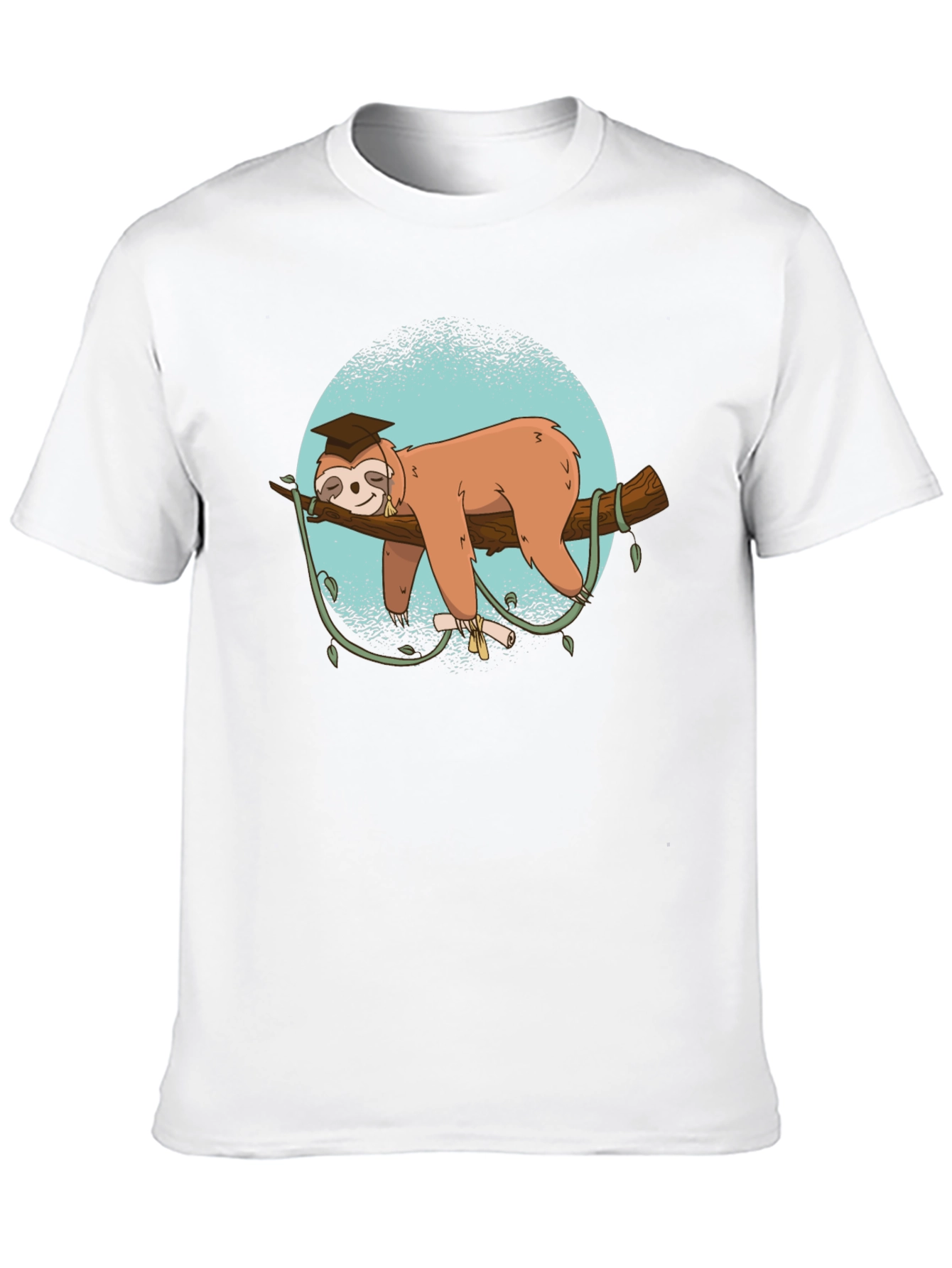 Graduate Sloth T-Shirt - Sleepy Success!