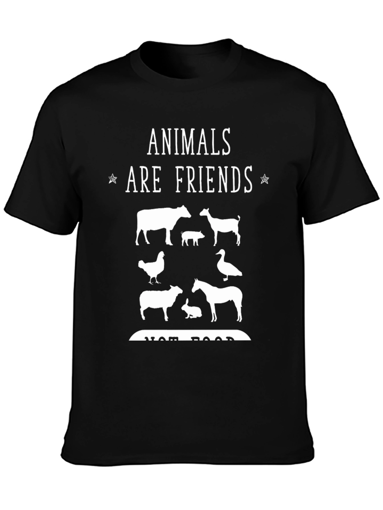 Animals are Friends T-Shirt - Vegan Tee