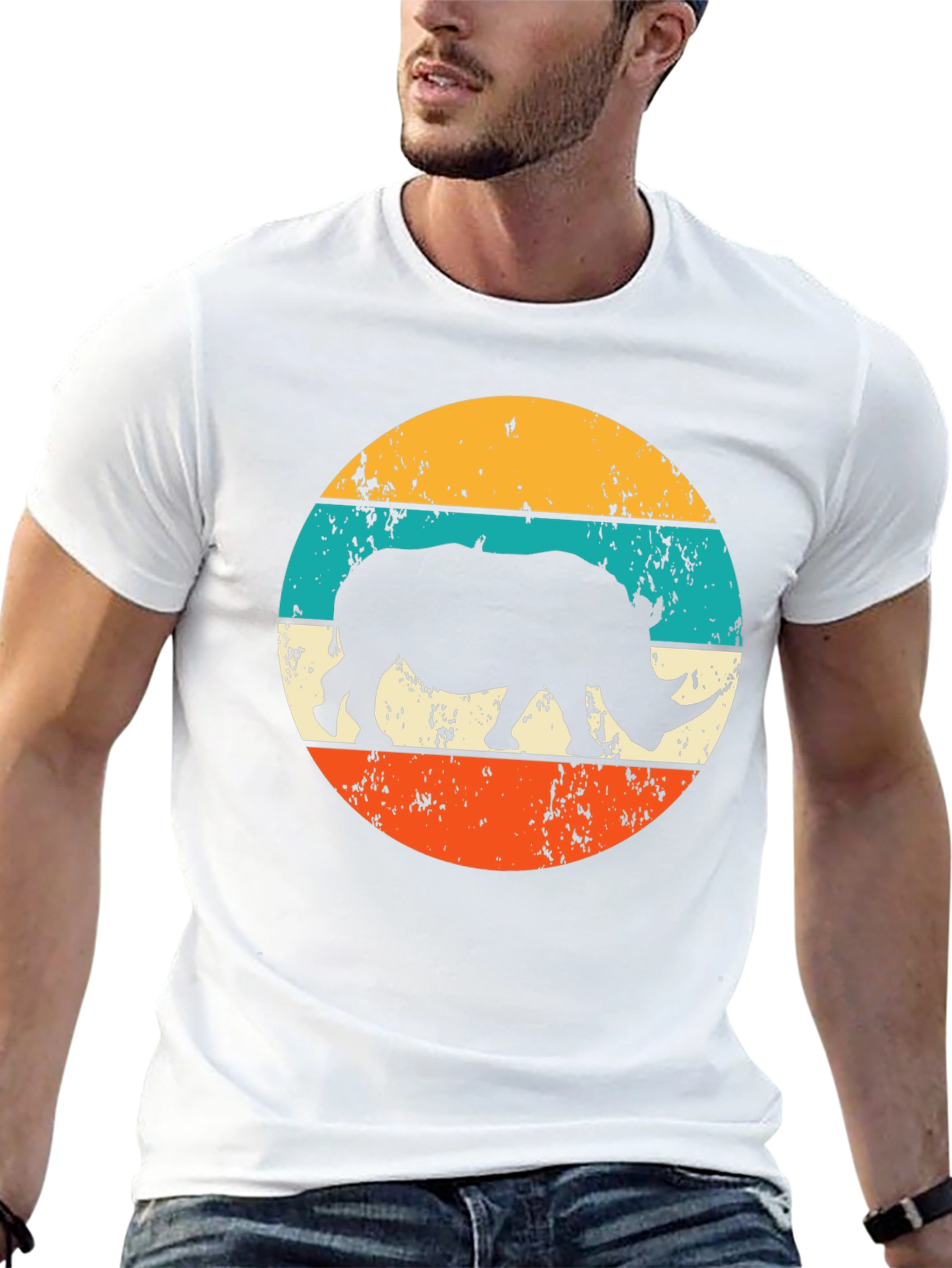 Retro Rhino T-Shirt