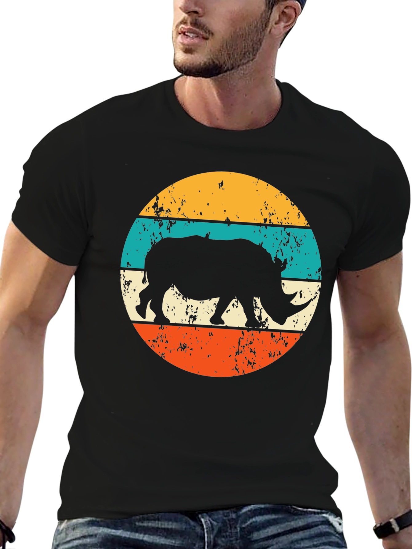 Retro Rhino T-Shirt