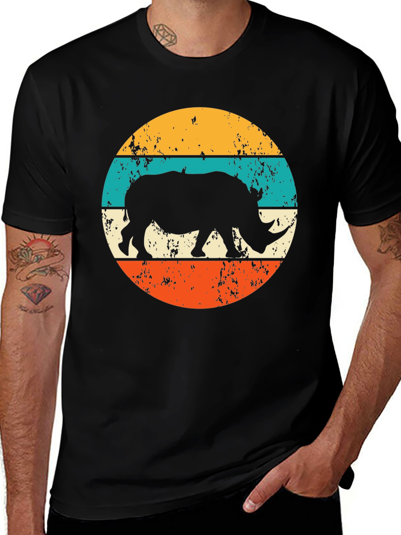 Retro Rhino T-Shirt