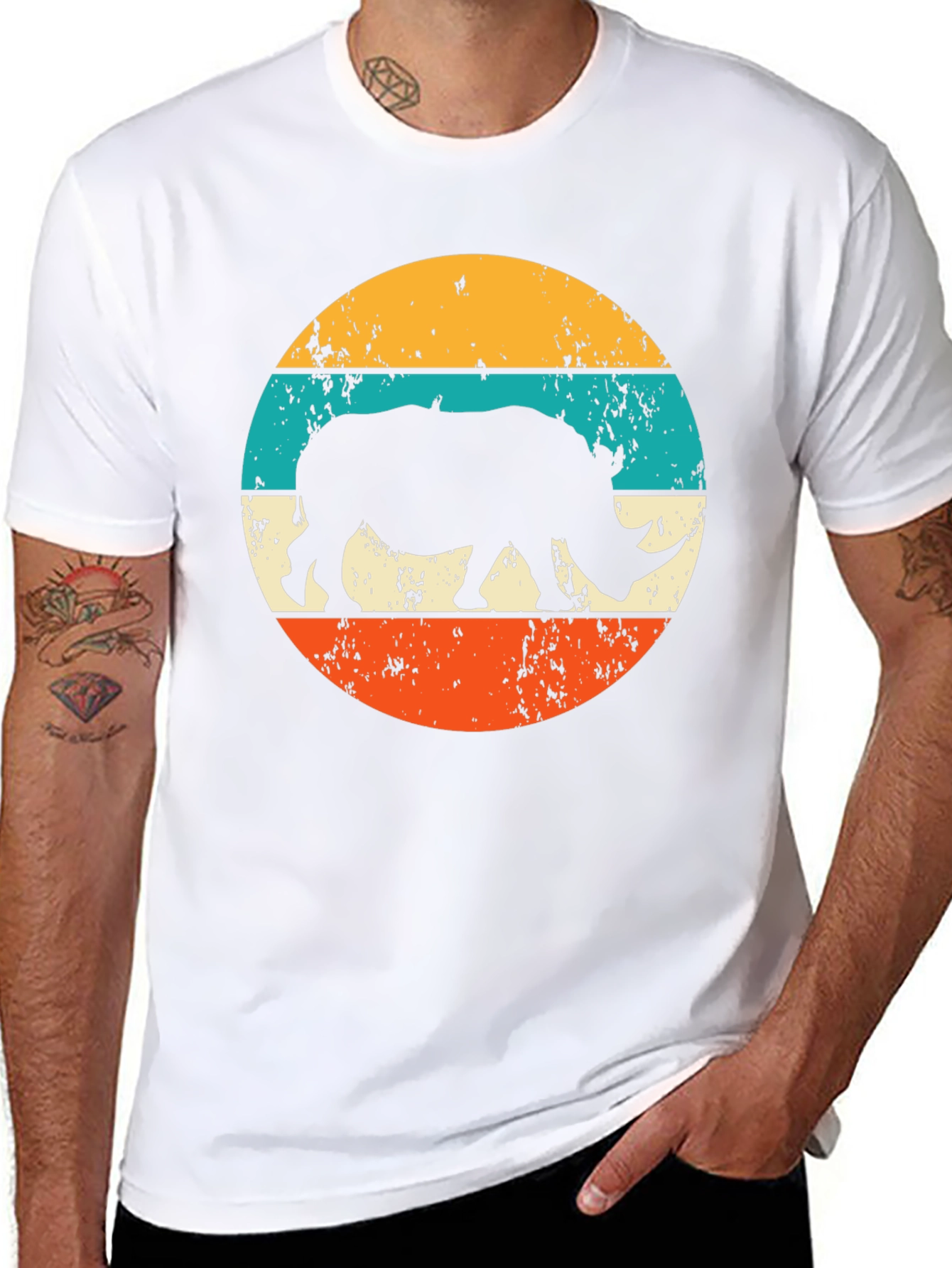 Retro Rhino T-Shirt