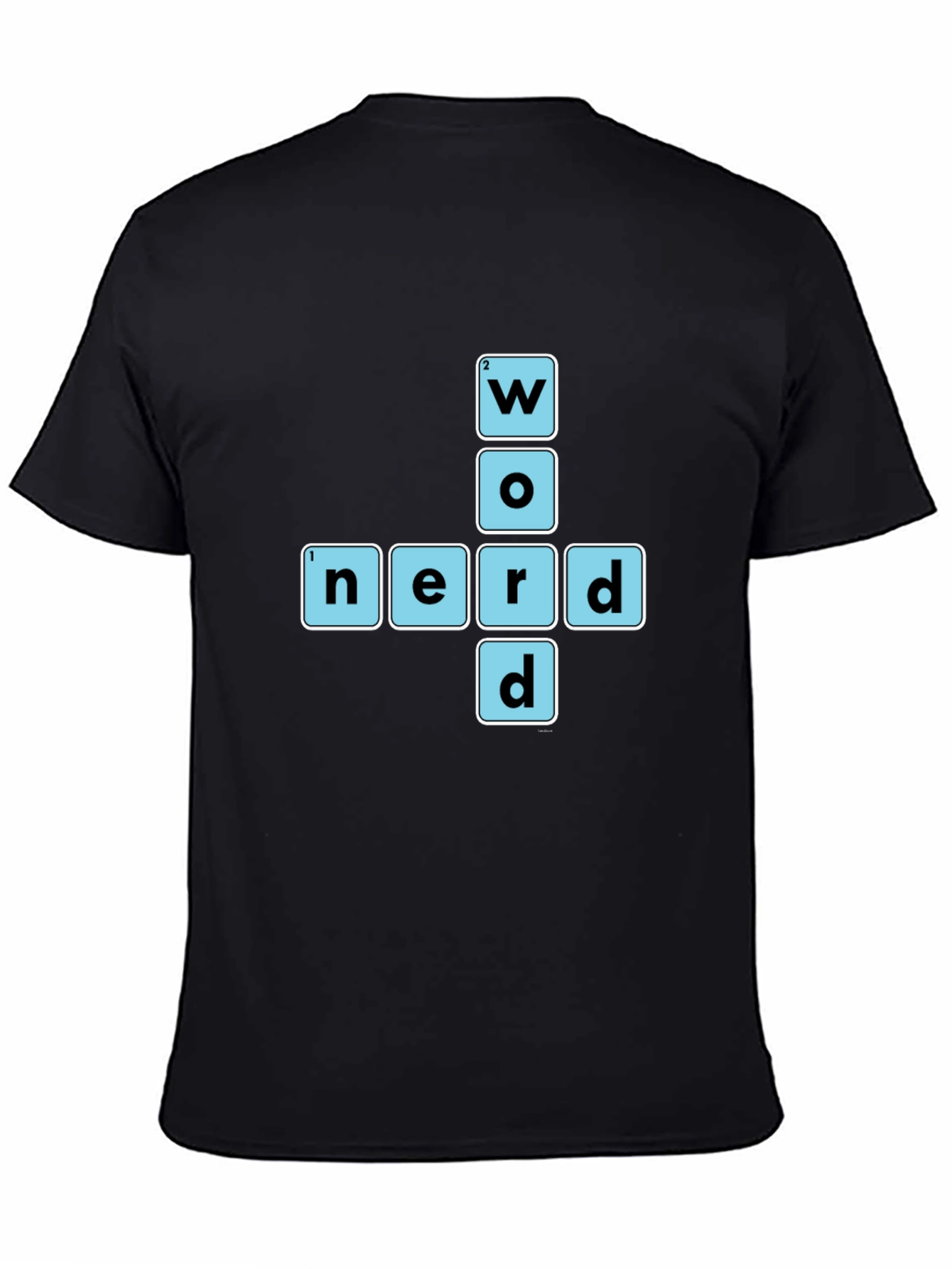 Word Nerd Graphic T-Shirt - Black Cotton Tee