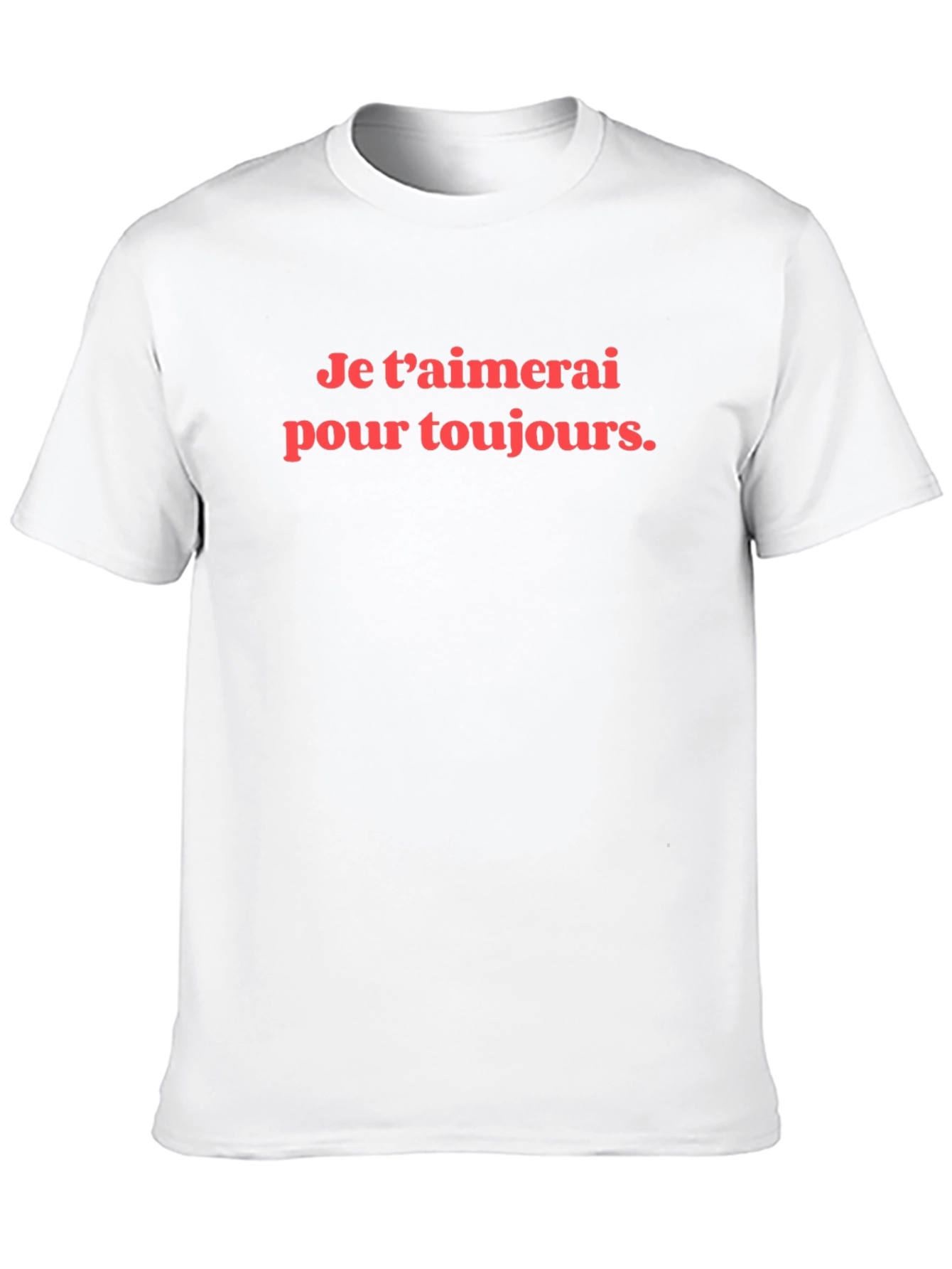 Je Taimerai Pour Toujours T-Shirt - Black