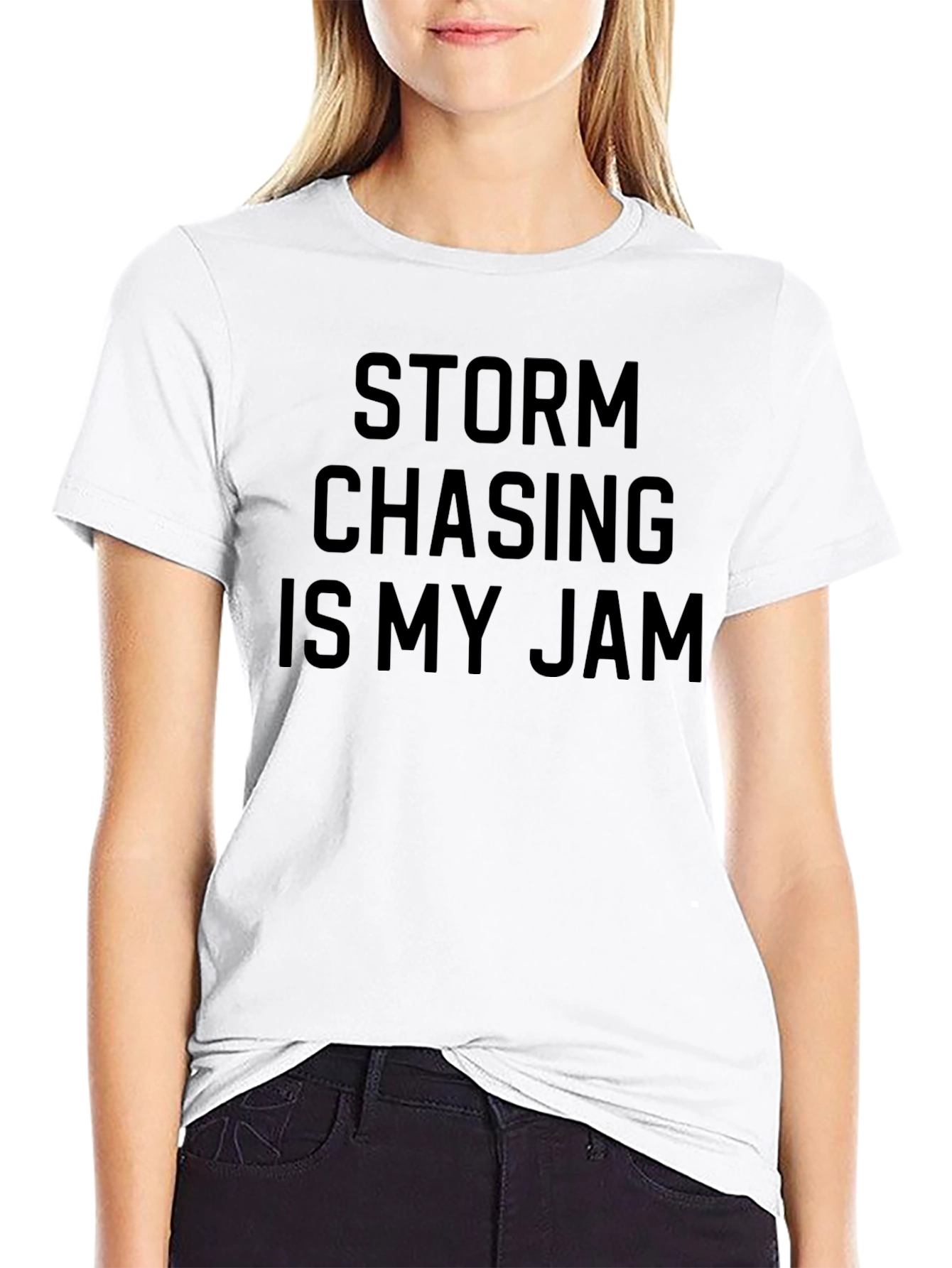 Storm Chasing is My Jam Black T-Shirt