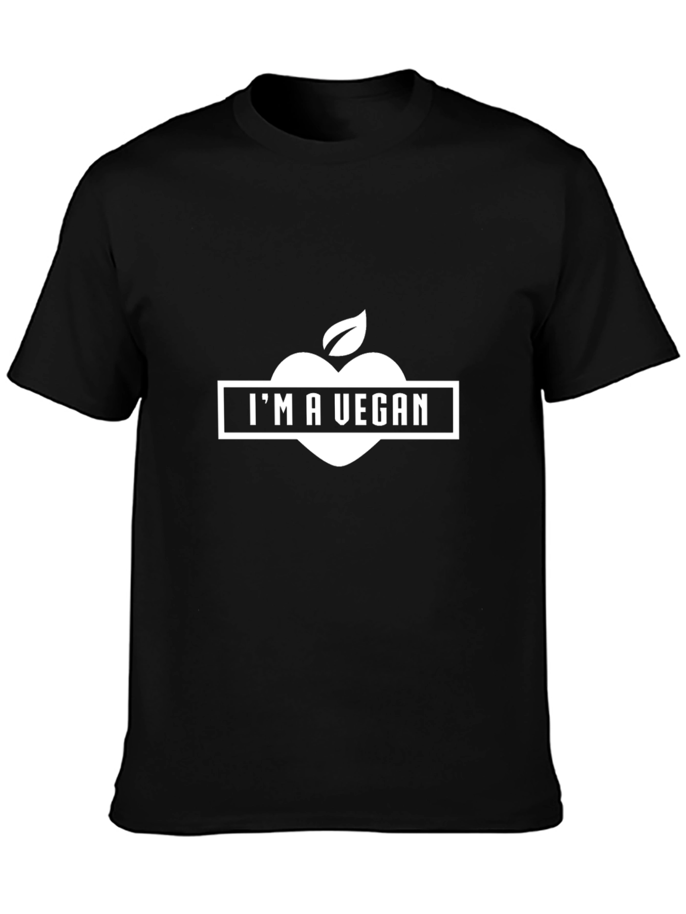 Im a Vegan T-Shirt - Black Vegan Lifestyle Tee