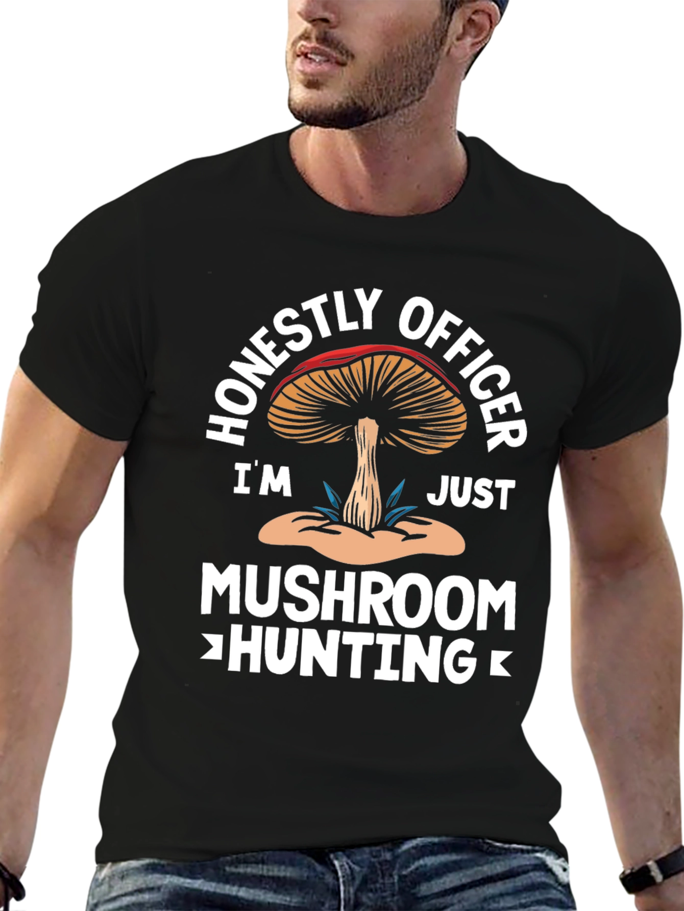 Funny Mushroom Hunting T-Shirt