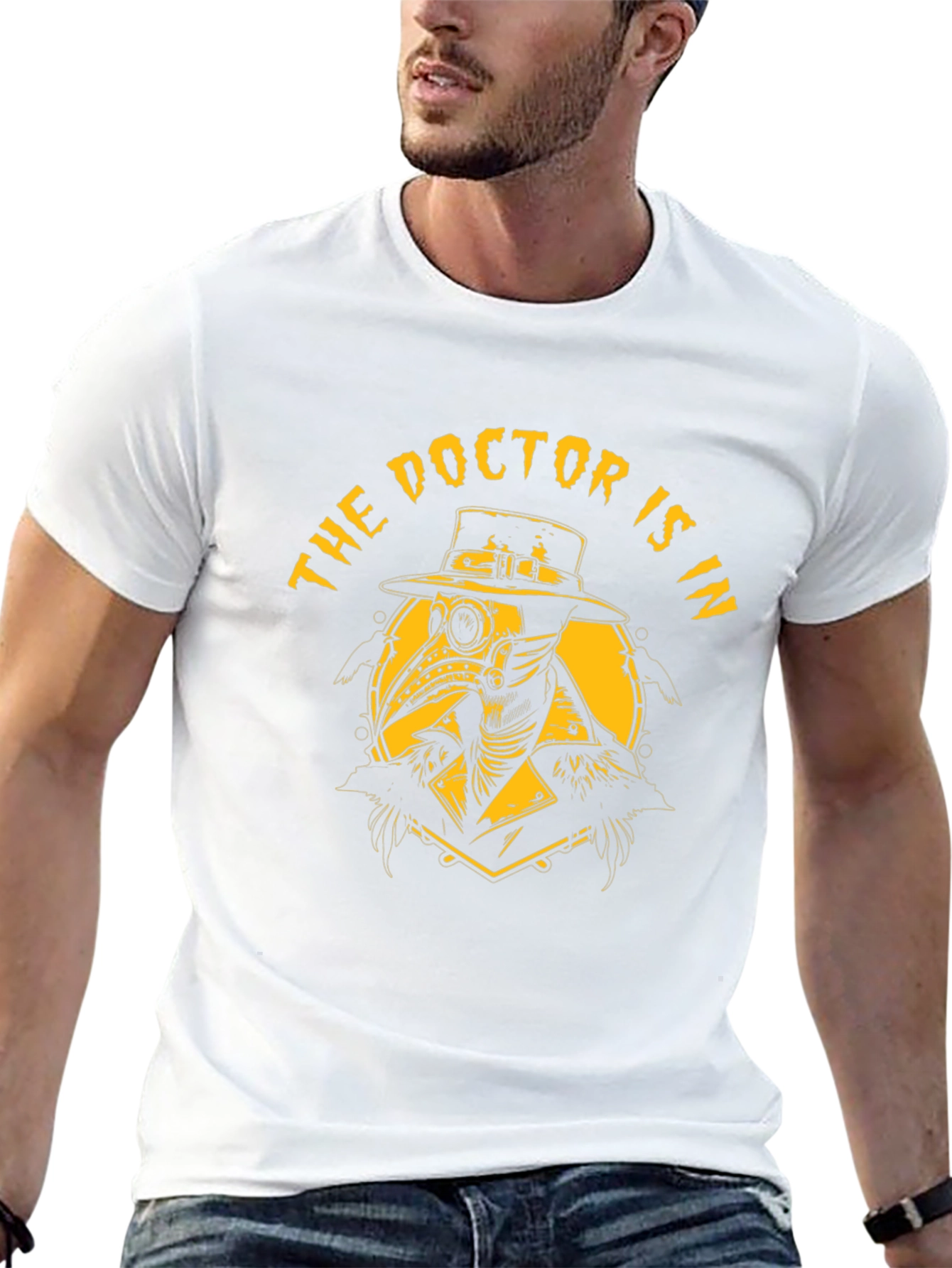 The Doctor Is In Plague Doctor T-Shirt