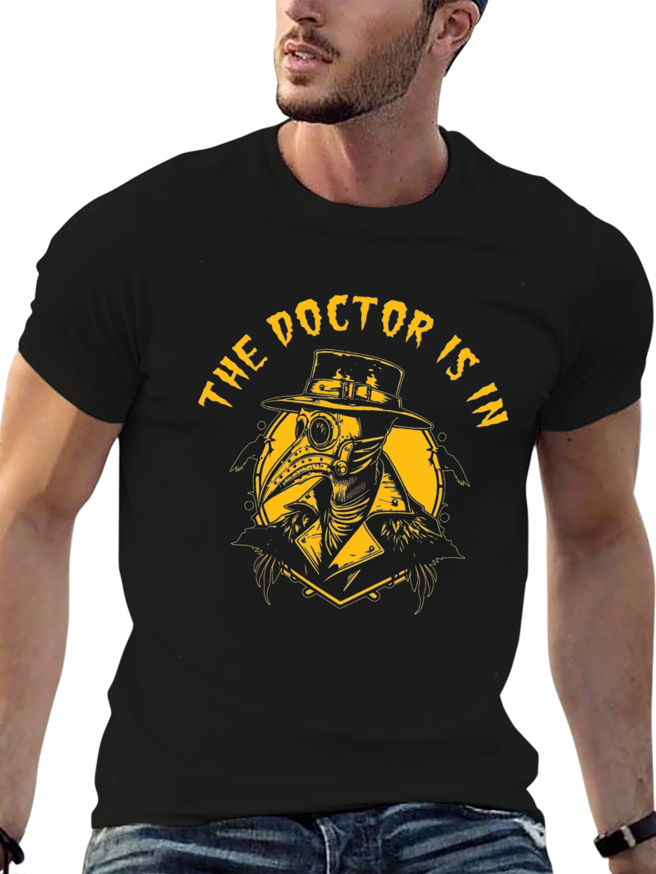 The Doctor Is In Plague Doctor T-Shirt