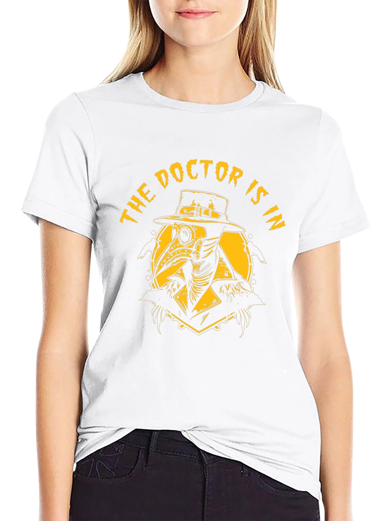 The Doctor Is In Plague Doctor T-Shirt
