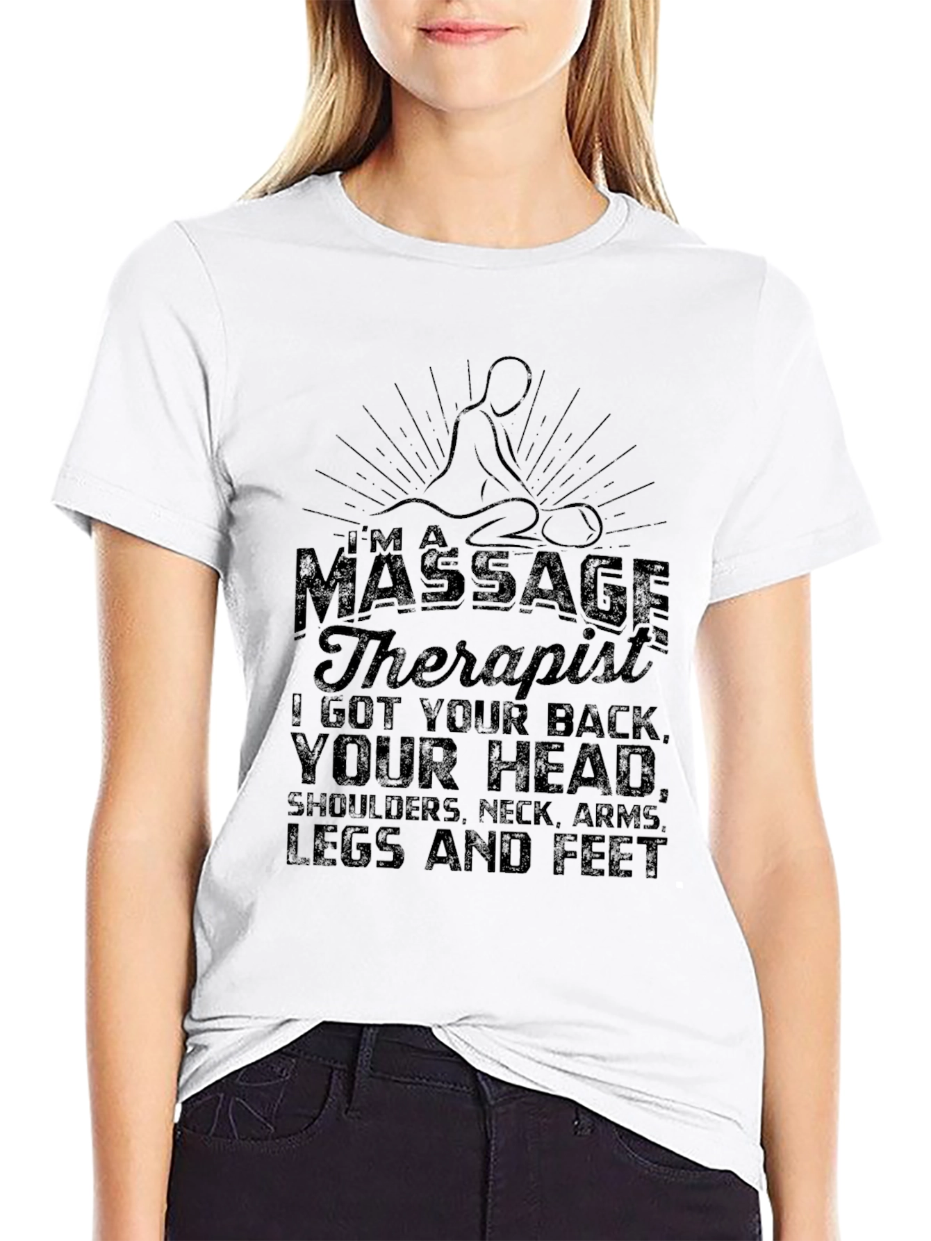 Massage Therapist Graphic T-Shirt - I Got Your Back