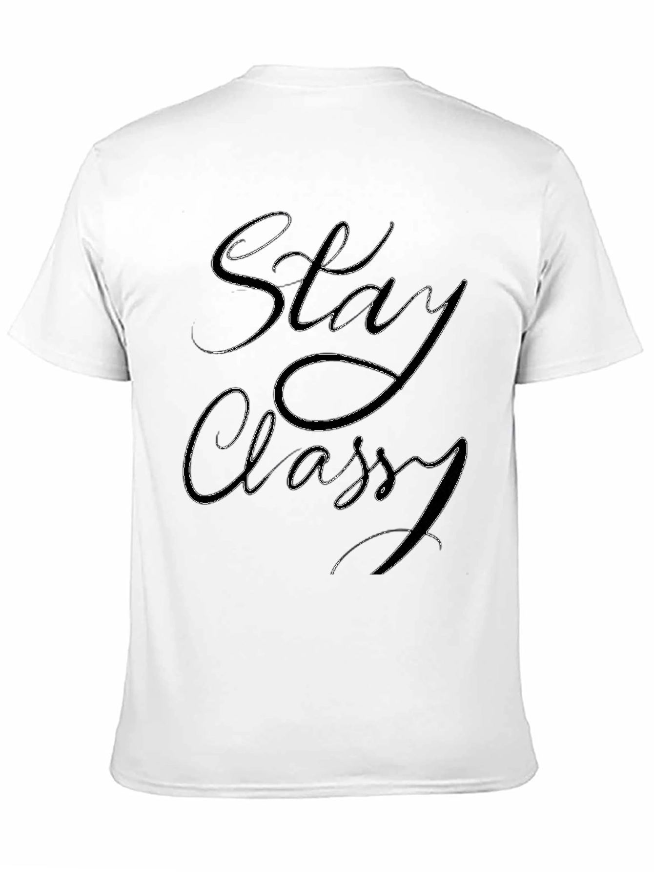 Stay Classy Black Graphic Tee - Stylish Casual Wear