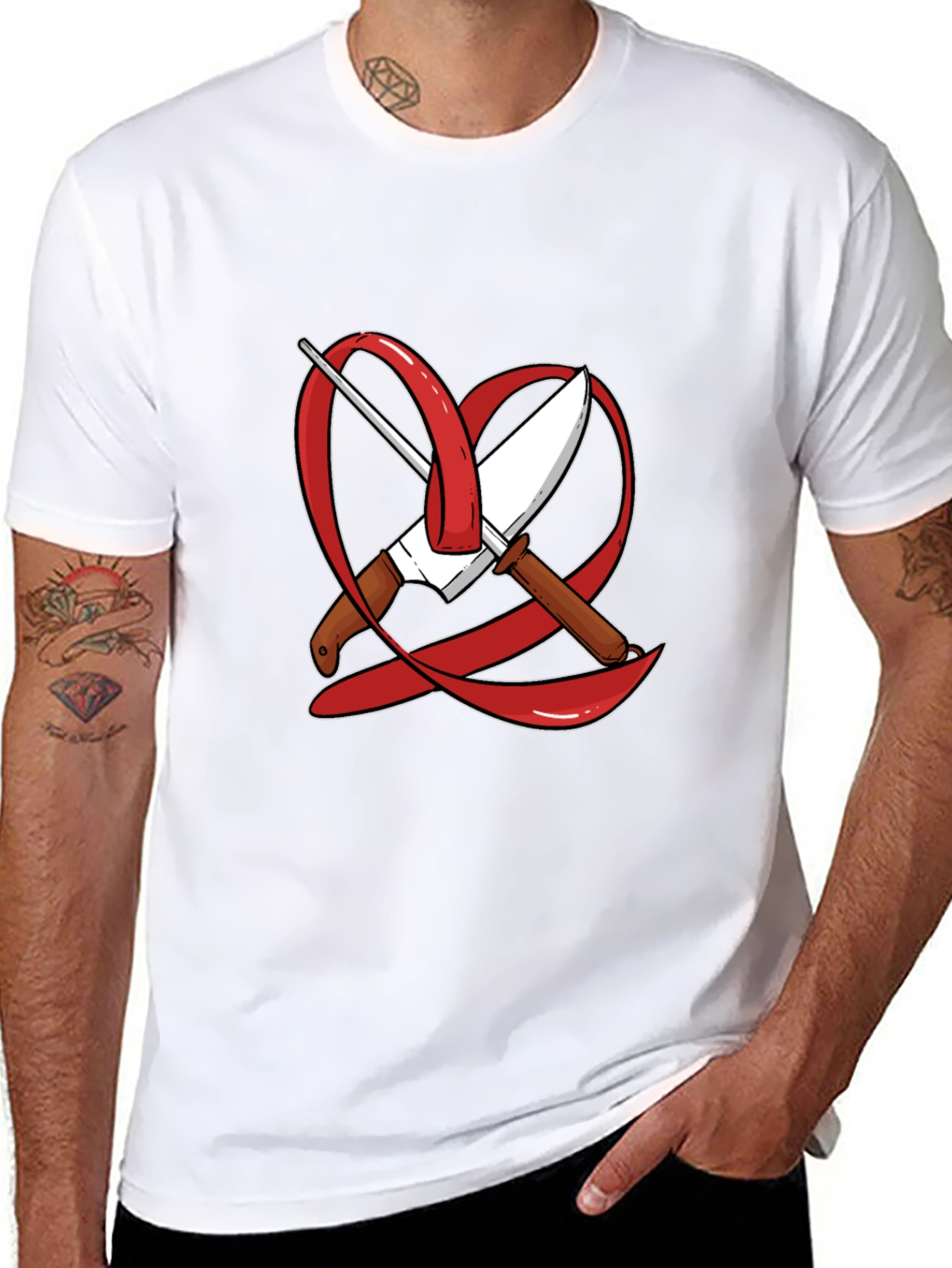 Chefs Heart Tee - Culinary Passion T-Shirt