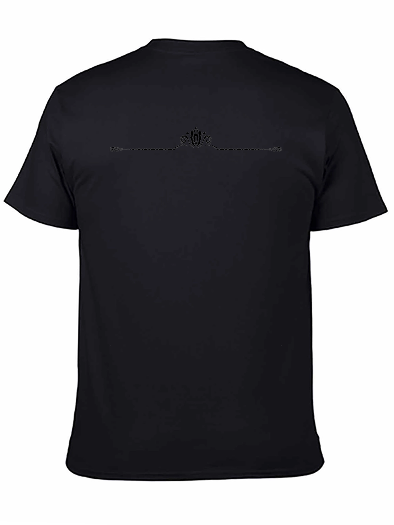 Elegant Black Graphic Tee - Stylish & Comfortable