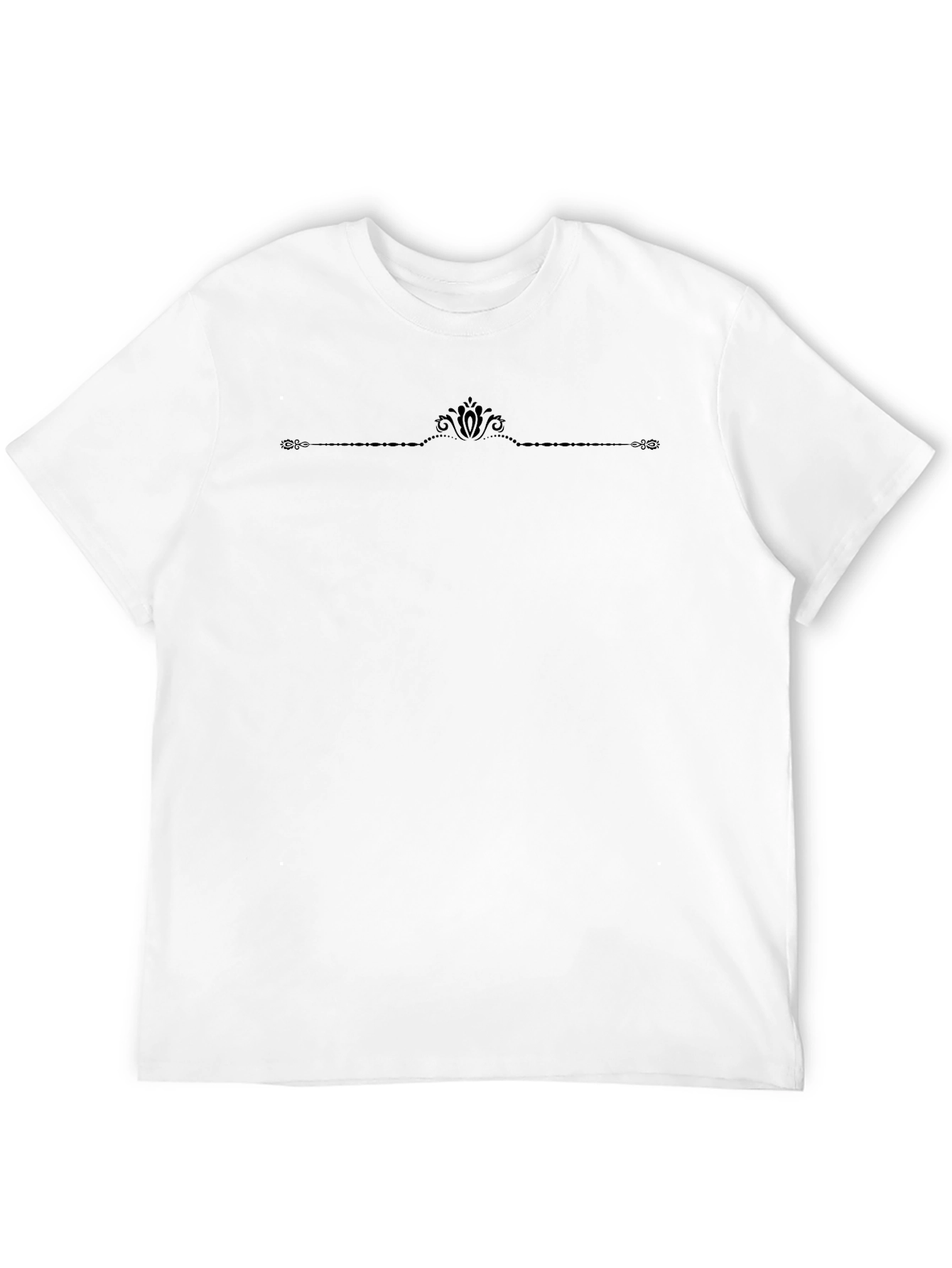 Elegant Black Graphic Tee - Stylish & Comfortable