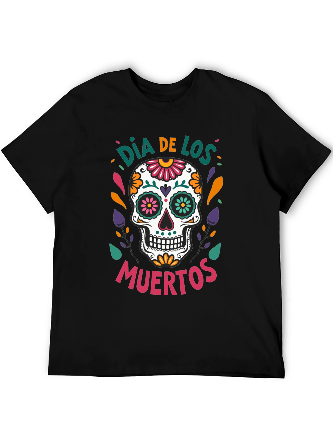 Dia De Los Muertos Sugar Skull T-Shirt